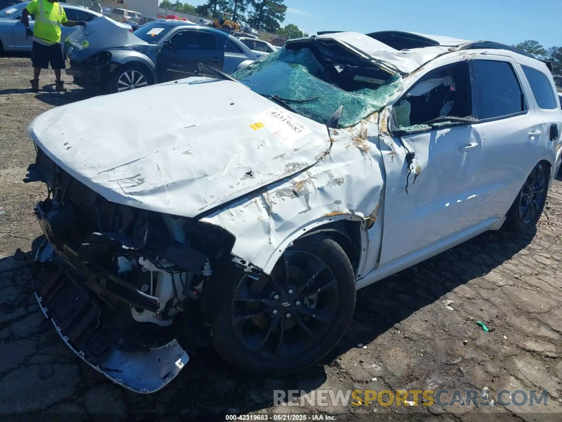 2 Photograph of a damaged car 1C4RDHDG5MC544189 DODGE DURANGO 2021