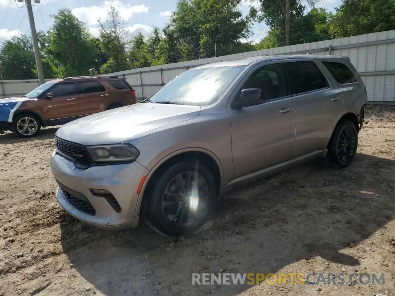 1 Photograph of a damaged car 1C4RDHDG5MC749849 DODGE DURANGO 2021
