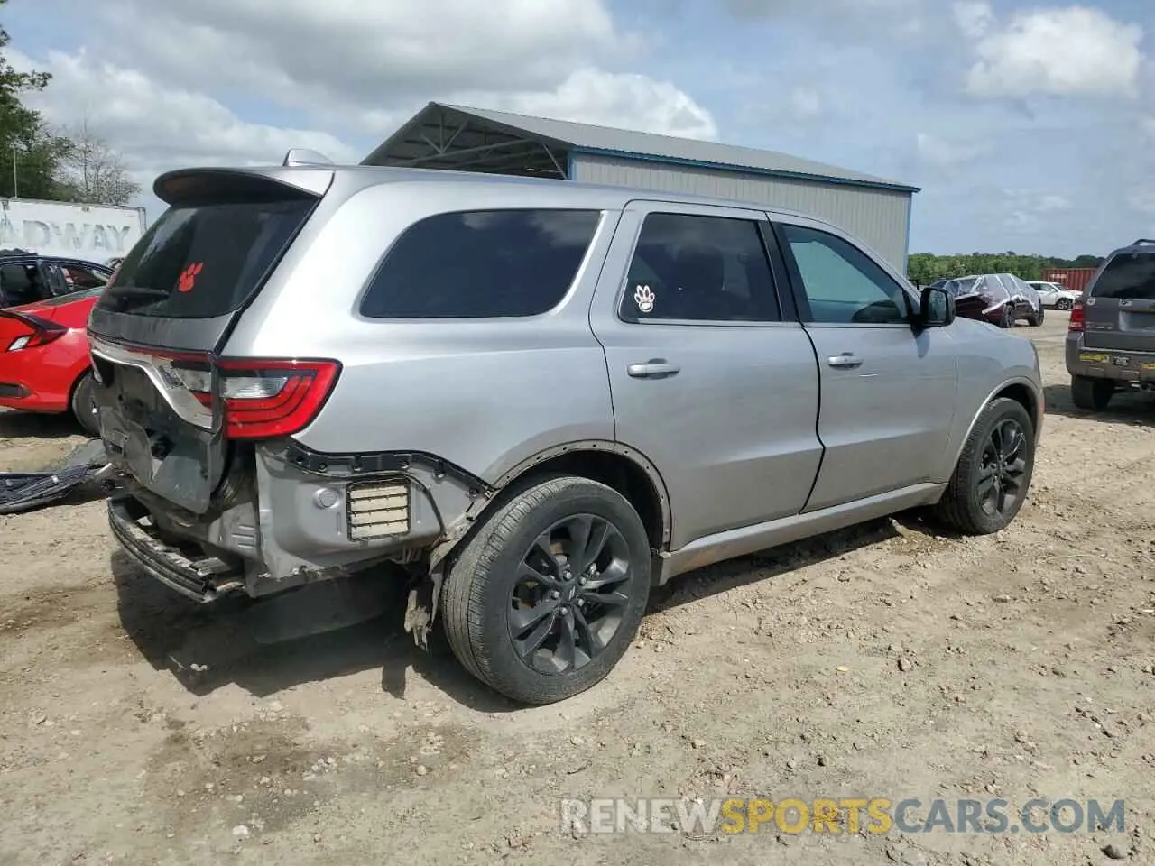 3 Photograph of a damaged car 1C4RDHDG5MC749849 DODGE DURANGO 2021