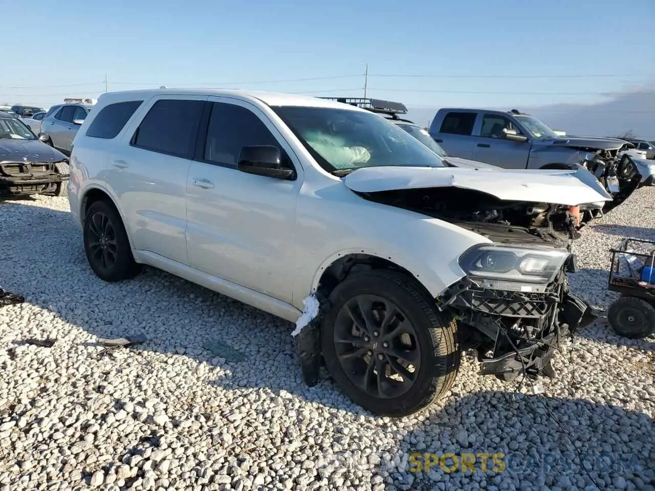 4 Photograph of a damaged car 1C4RDHDG6MC661182 DODGE DURANGO 2021