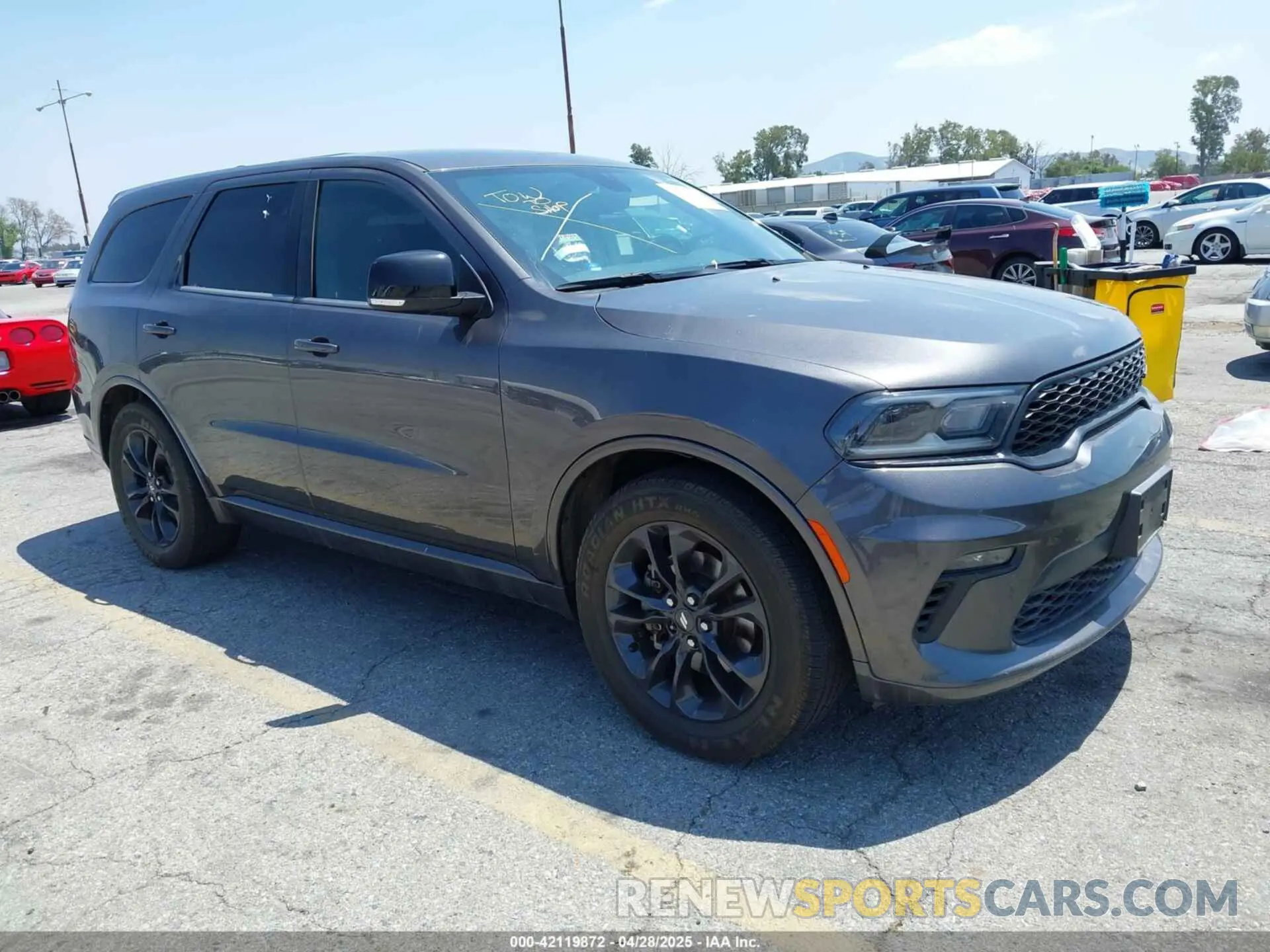 1 Photograph of a damaged car 1C4RDHDG7MC540807 DODGE DURANGO 2021