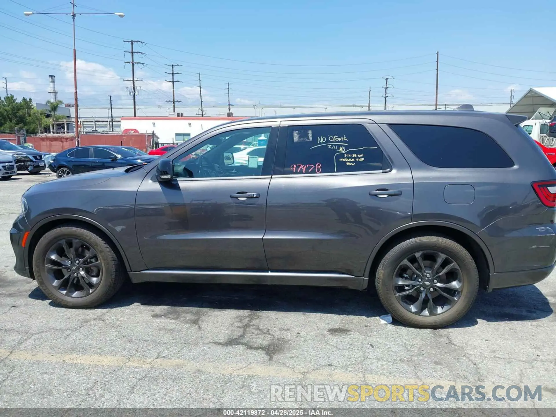 14 Photograph of a damaged car 1C4RDHDG7MC540807 DODGE DURANGO 2021