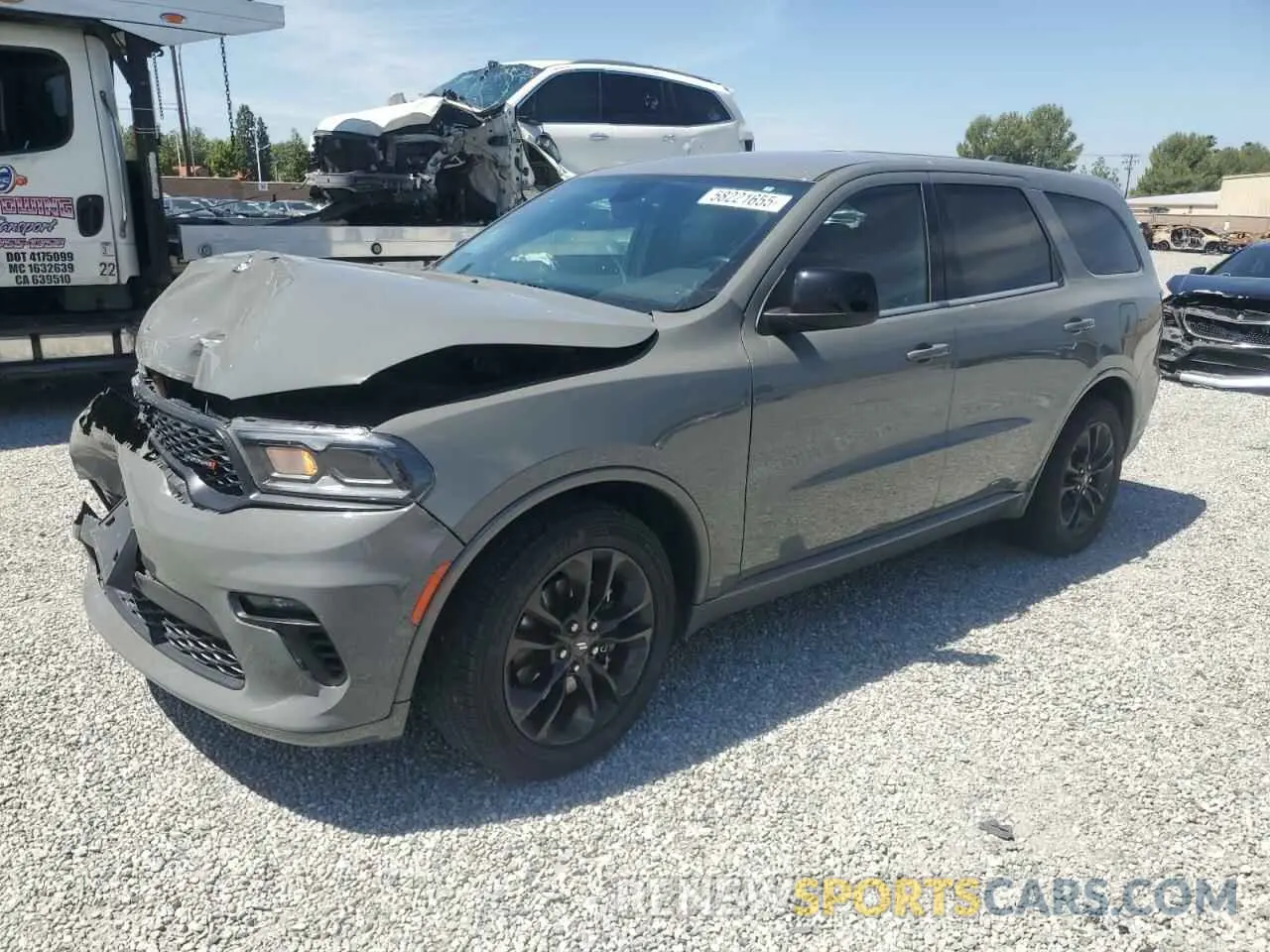 1 Photograph of a damaged car 1C4RDHDG8MC554375 DODGE DURANGO 2021