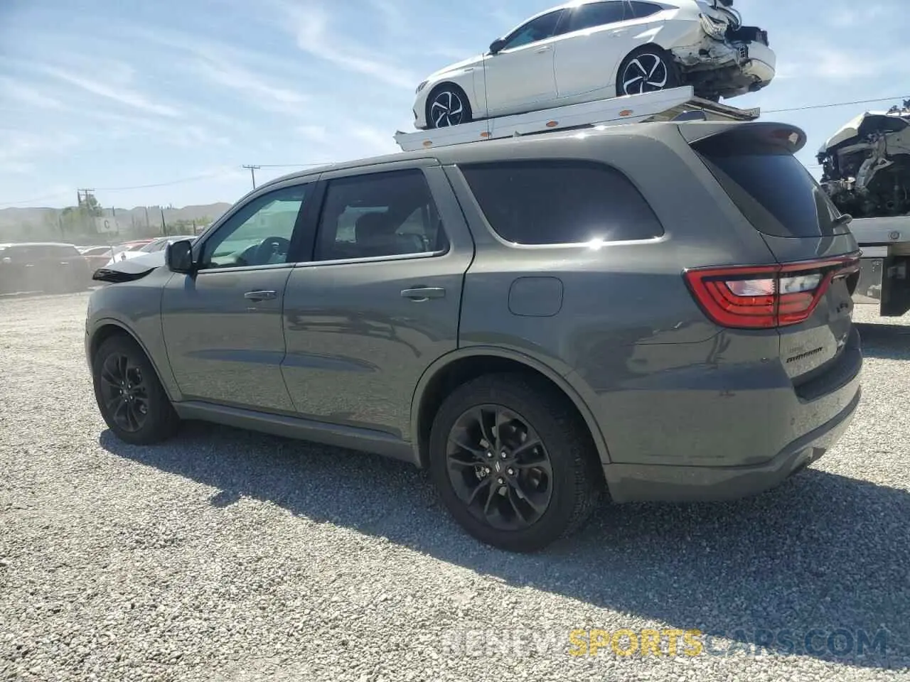 2 Photograph of a damaged car 1C4RDHDG8MC554375 DODGE DURANGO 2021