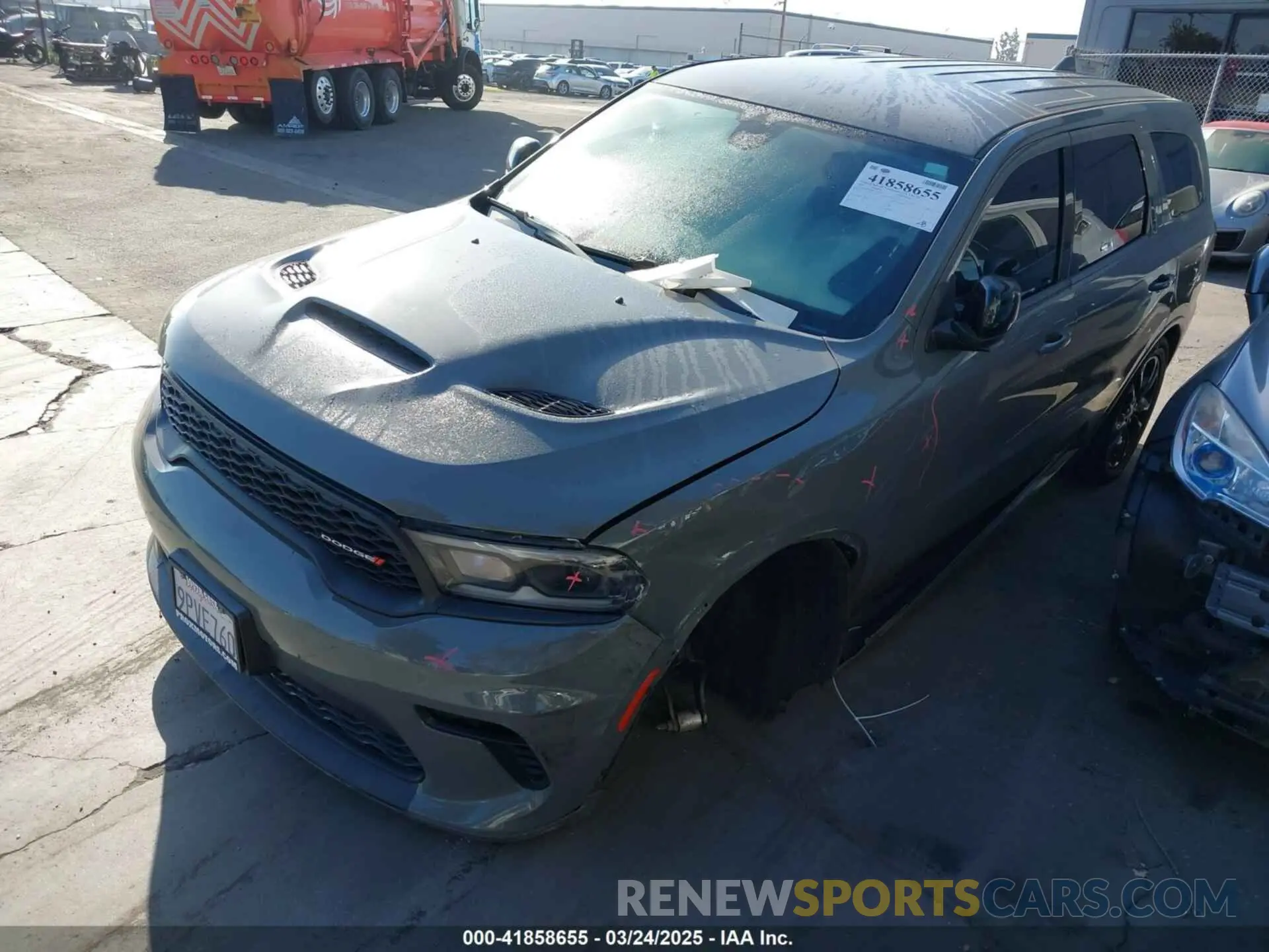 2 Photograph of a damaged car 1C4RDHDG8MC554523 DODGE DURANGO 2021