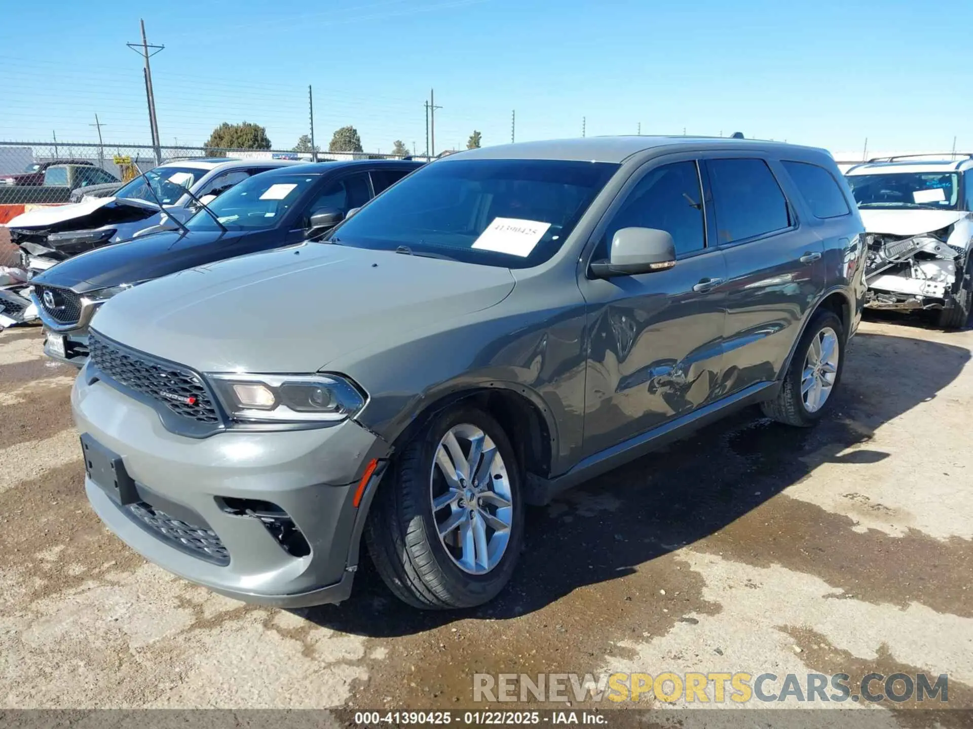 2 Photograph of a damaged car 1C4RDHDG8MC626806 DODGE DURANGO 2021