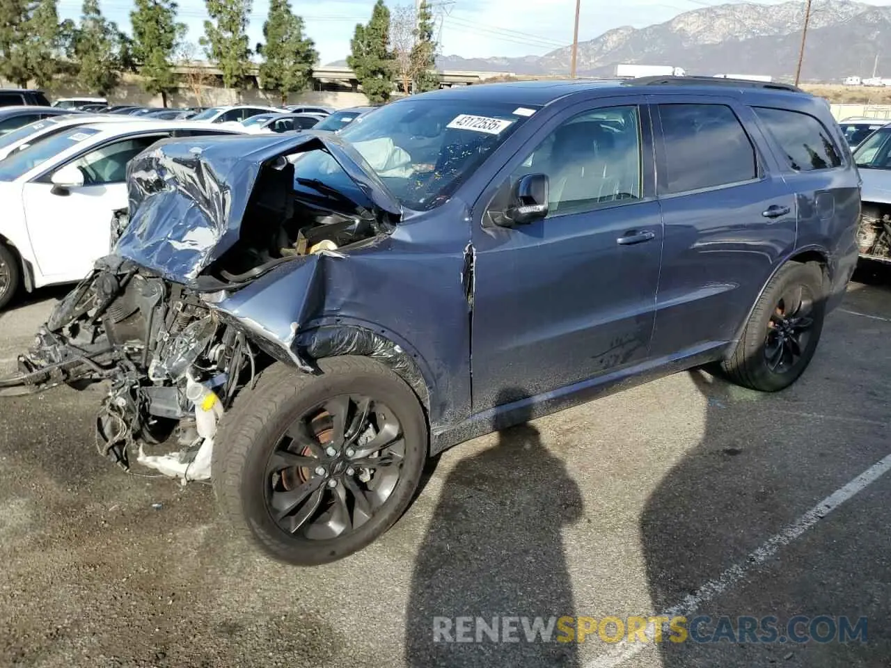 1 Photograph of a damaged car 1C4RDHDG8MC846883 DODGE DURANGO 2021