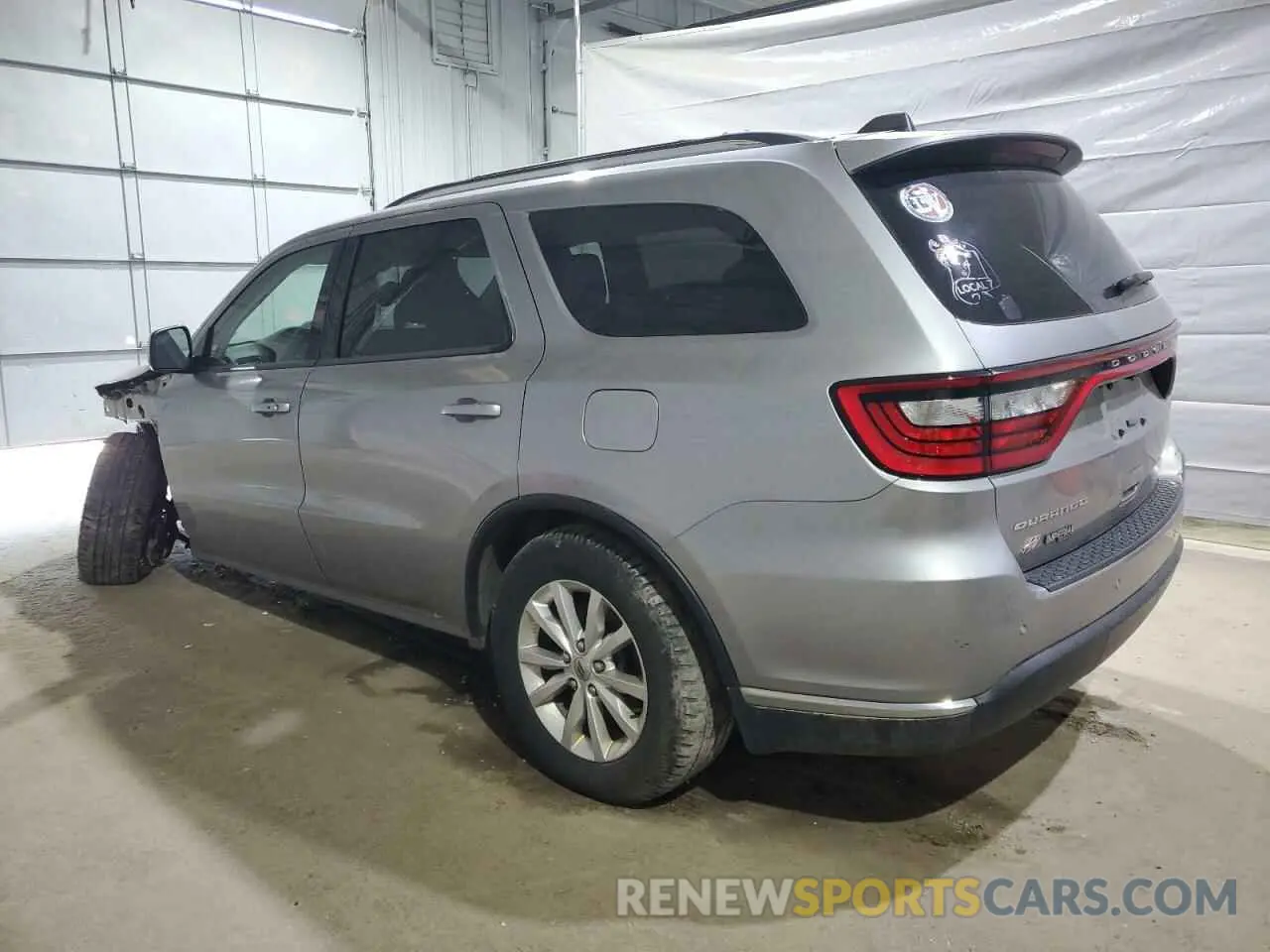 2 Photograph of a damaged car 1C4RDJAG3MC557972 DODGE DURANGO 2021