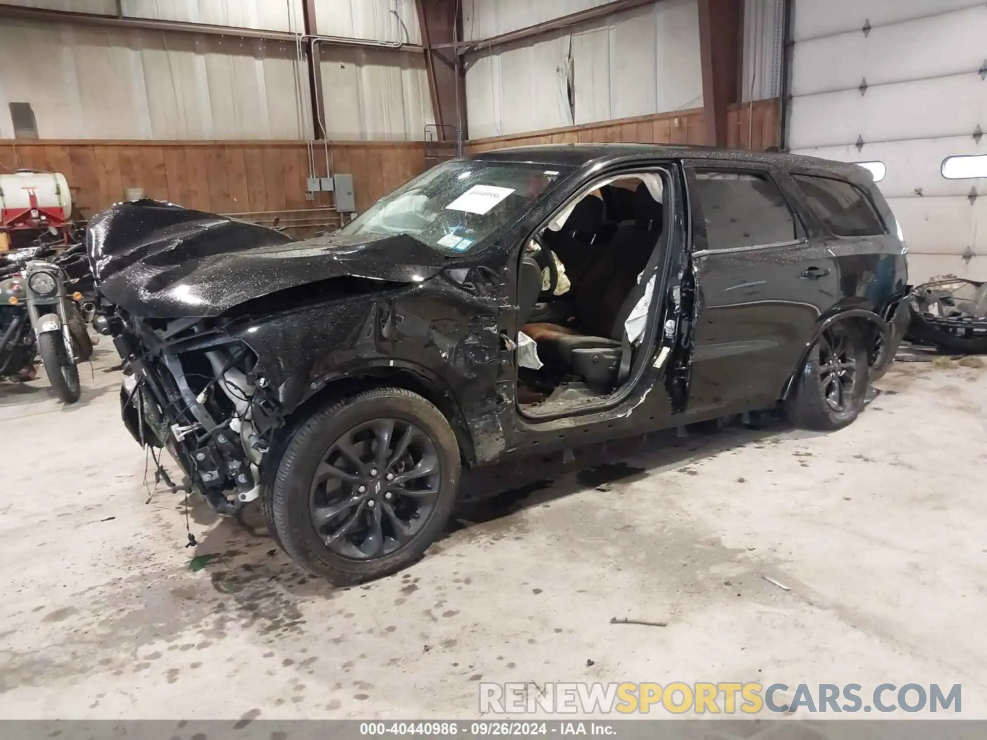 2 Photograph of a damaged car 1C4RDJAG4MC765472 DODGE DURANGO 2021