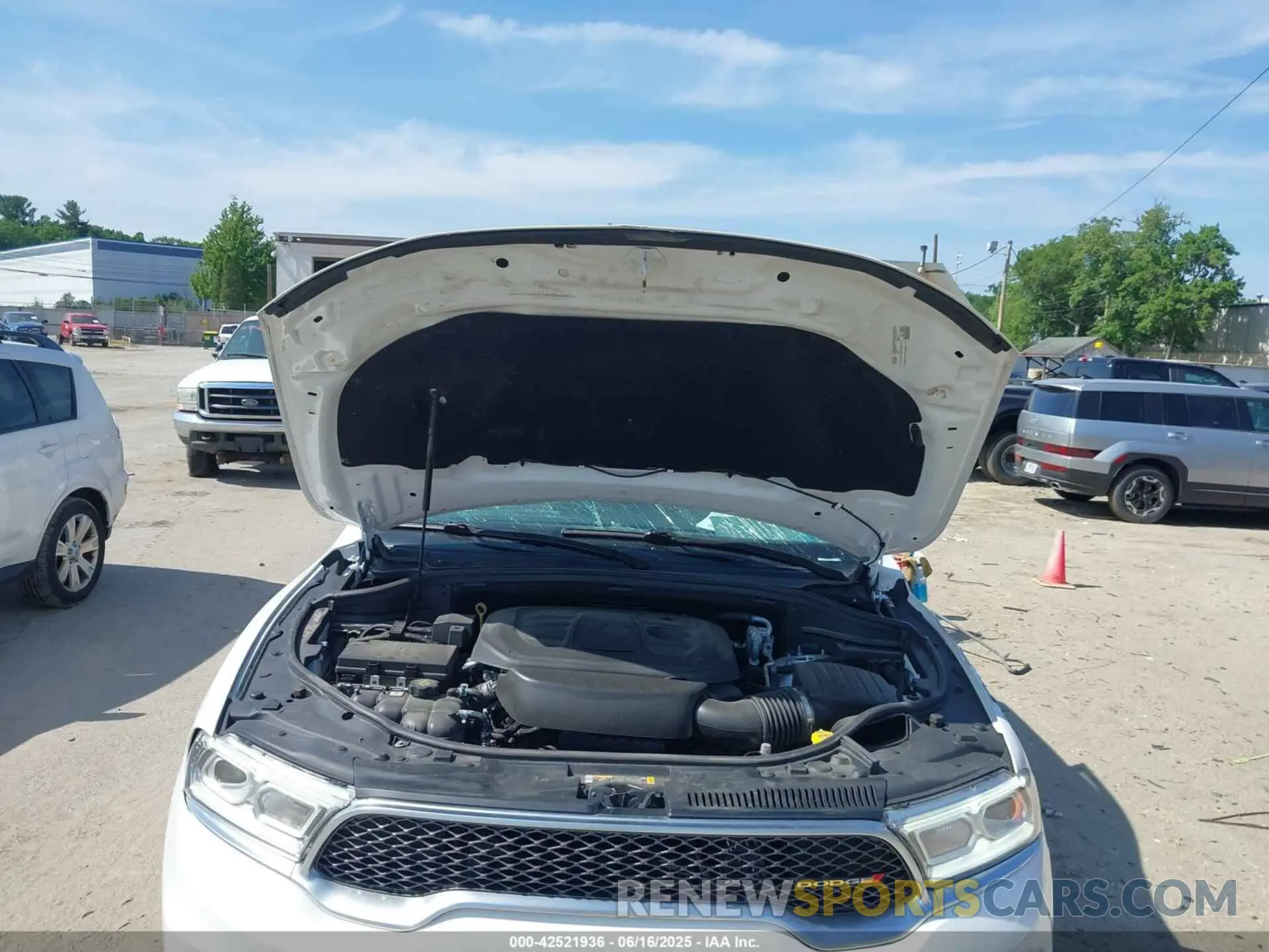 10 Photograph of a damaged car 1C4RDJAG5MC853608 DODGE DURANGO 2021