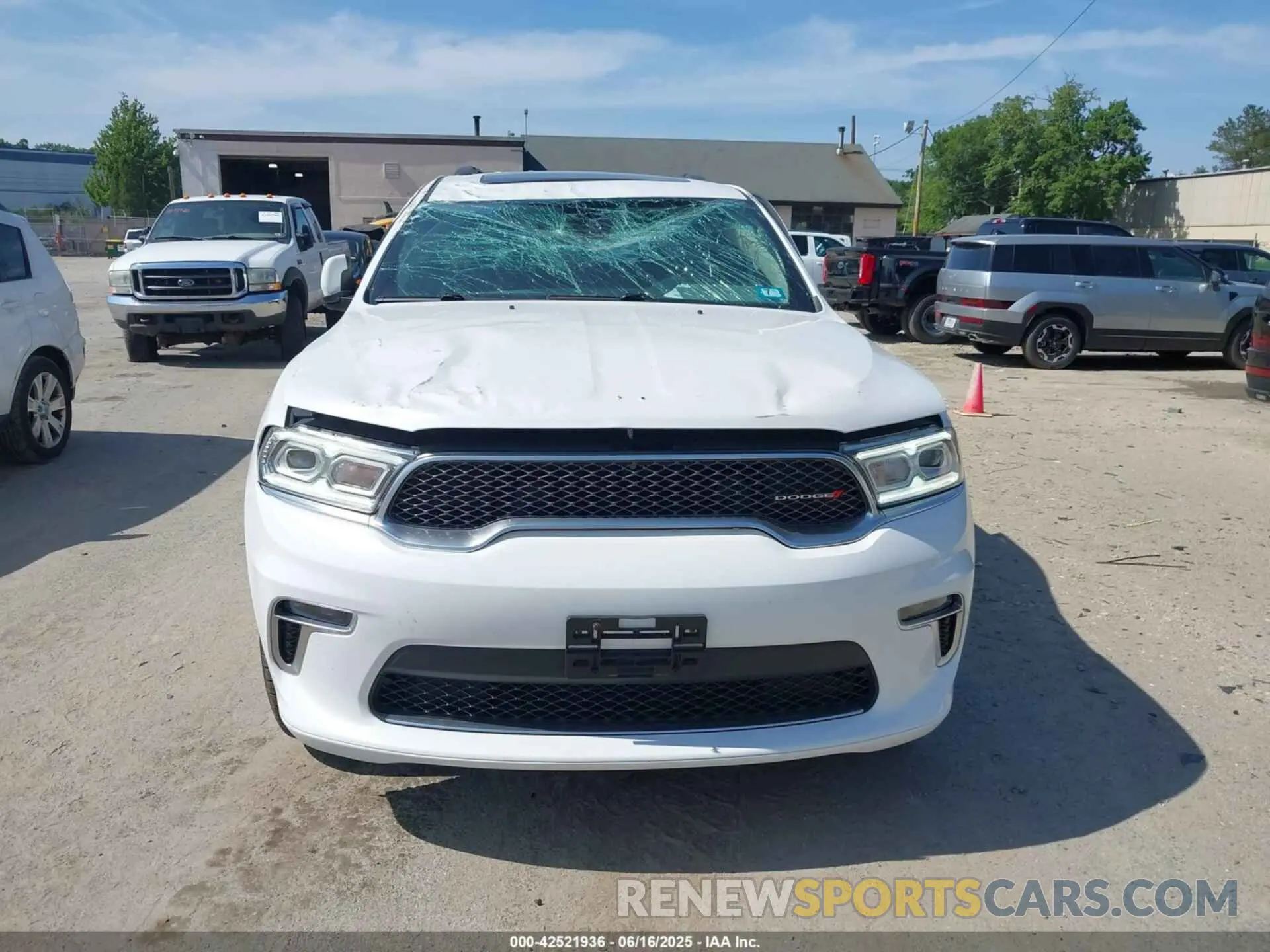 12 Photograph of a damaged car 1C4RDJAG5MC853608 DODGE DURANGO 2021