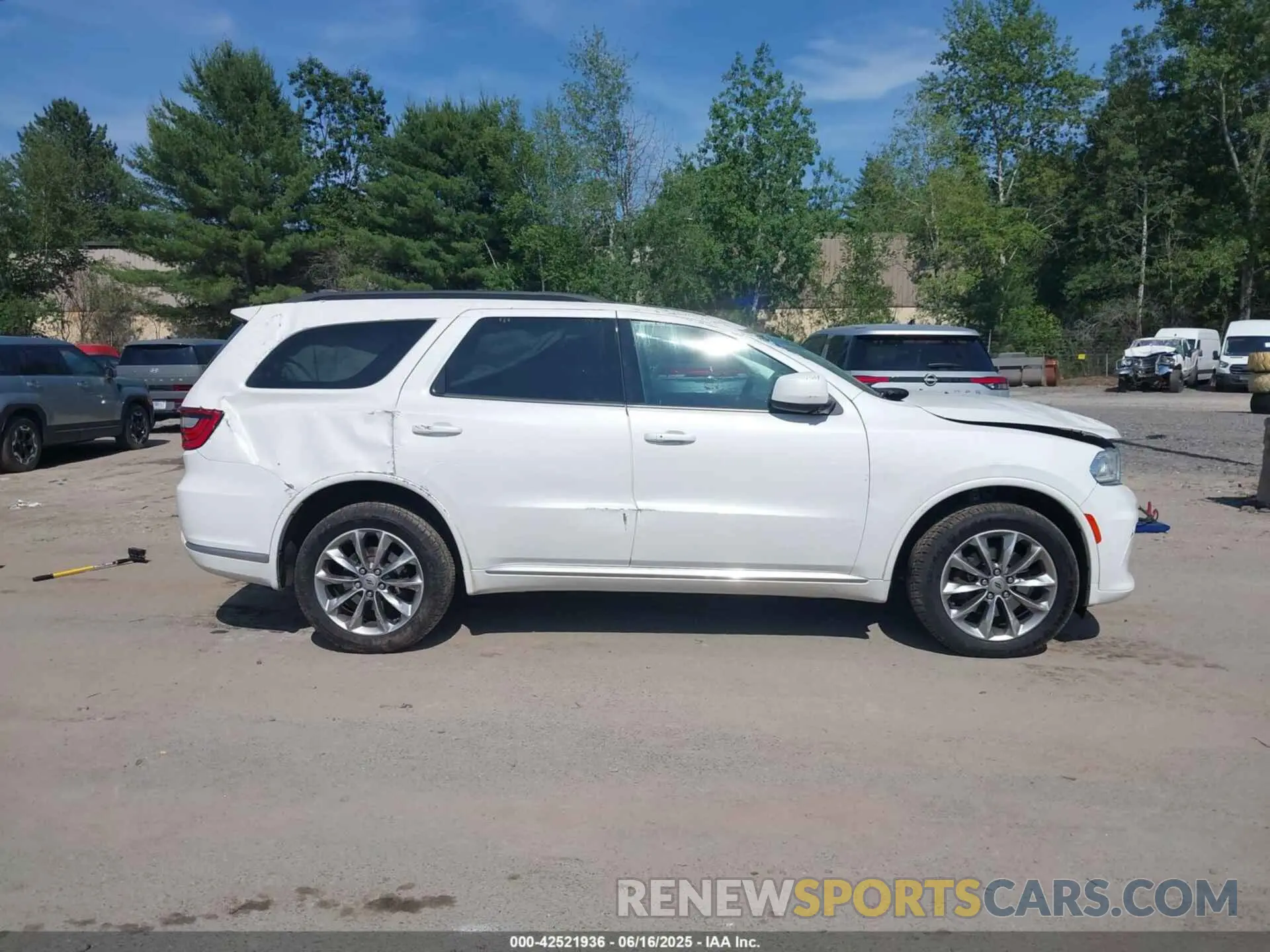 13 Photograph of a damaged car 1C4RDJAG5MC853608 DODGE DURANGO 2021