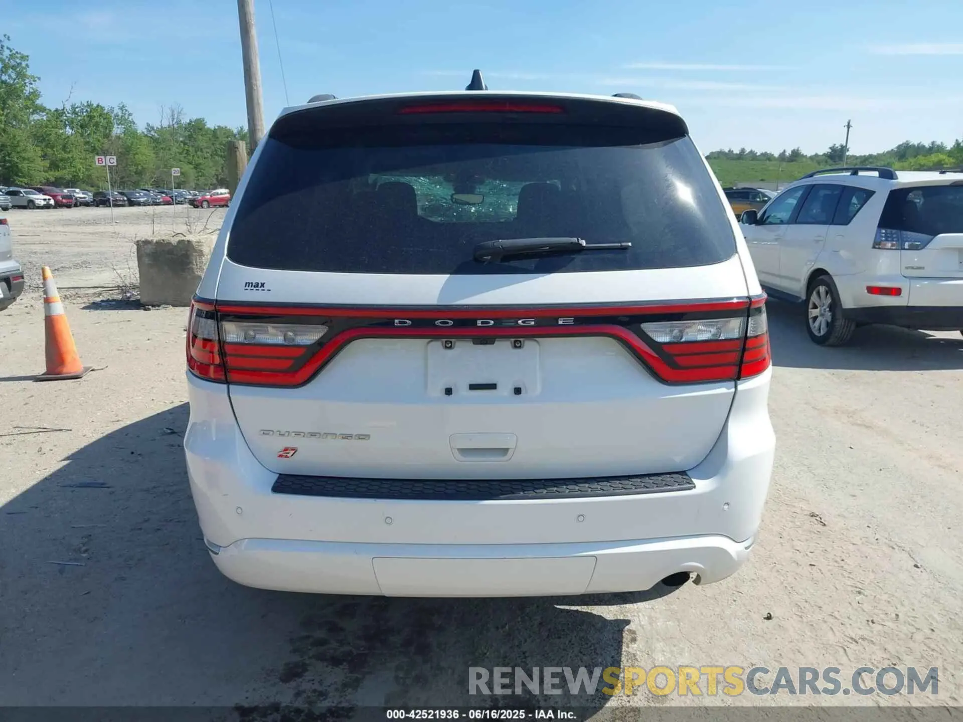 16 Photograph of a damaged car 1C4RDJAG5MC853608 DODGE DURANGO 2021