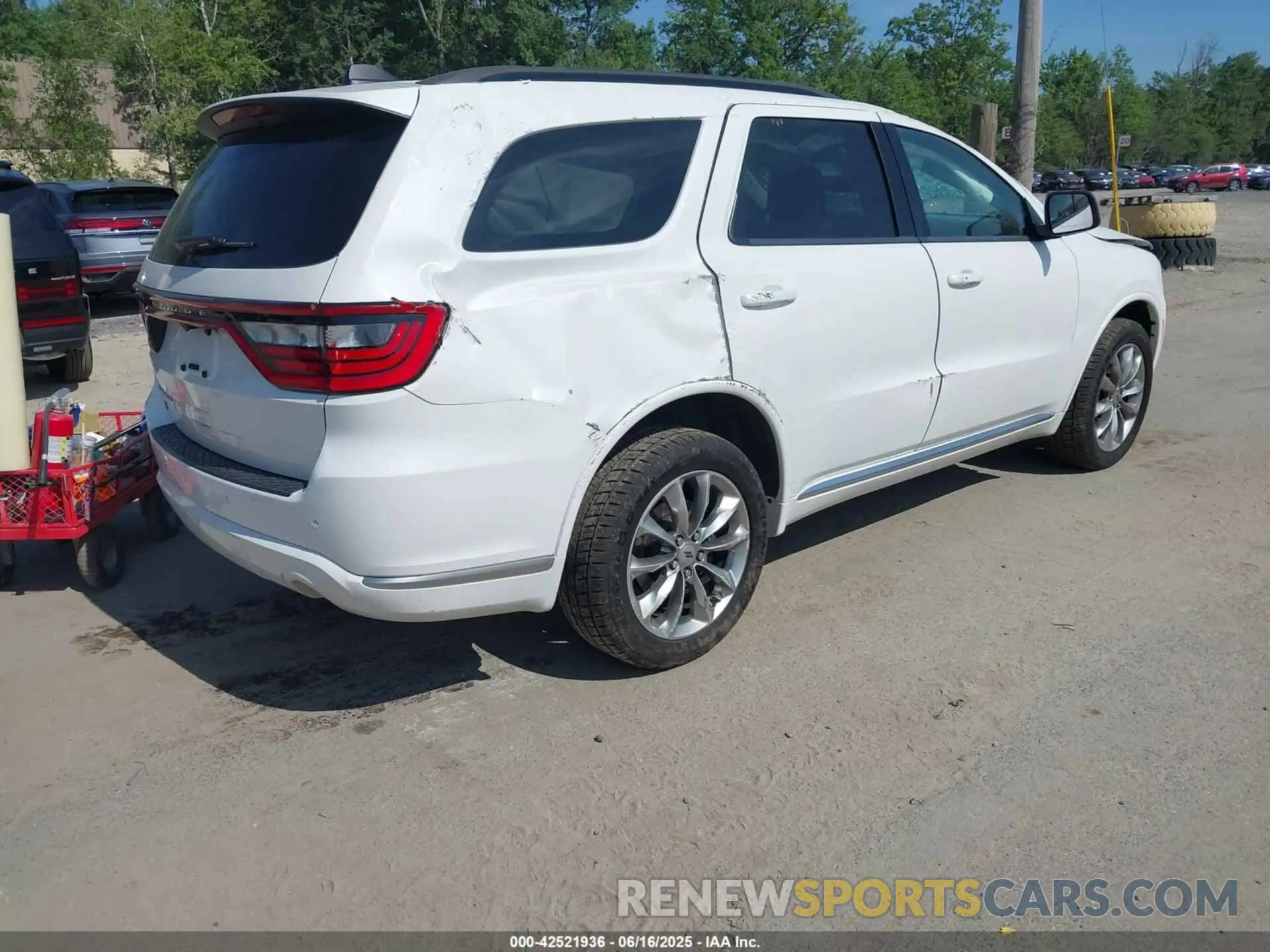 4 Photograph of a damaged car 1C4RDJAG5MC853608 DODGE DURANGO 2021