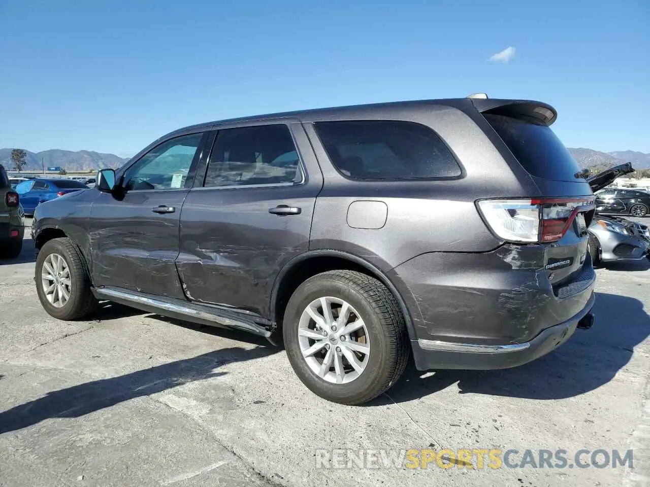 2 Photograph of a damaged car 1C4RDJAG6MC723224 DODGE DURANGO 2021