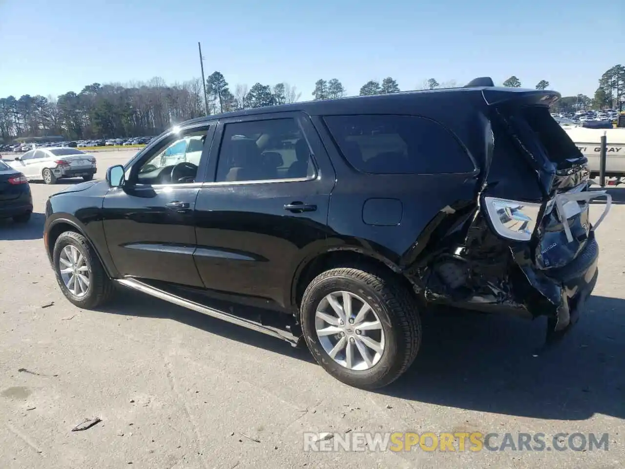 2 Photograph of a damaged car 1C4RDJAG8MC598730 DODGE DURANGO 2021