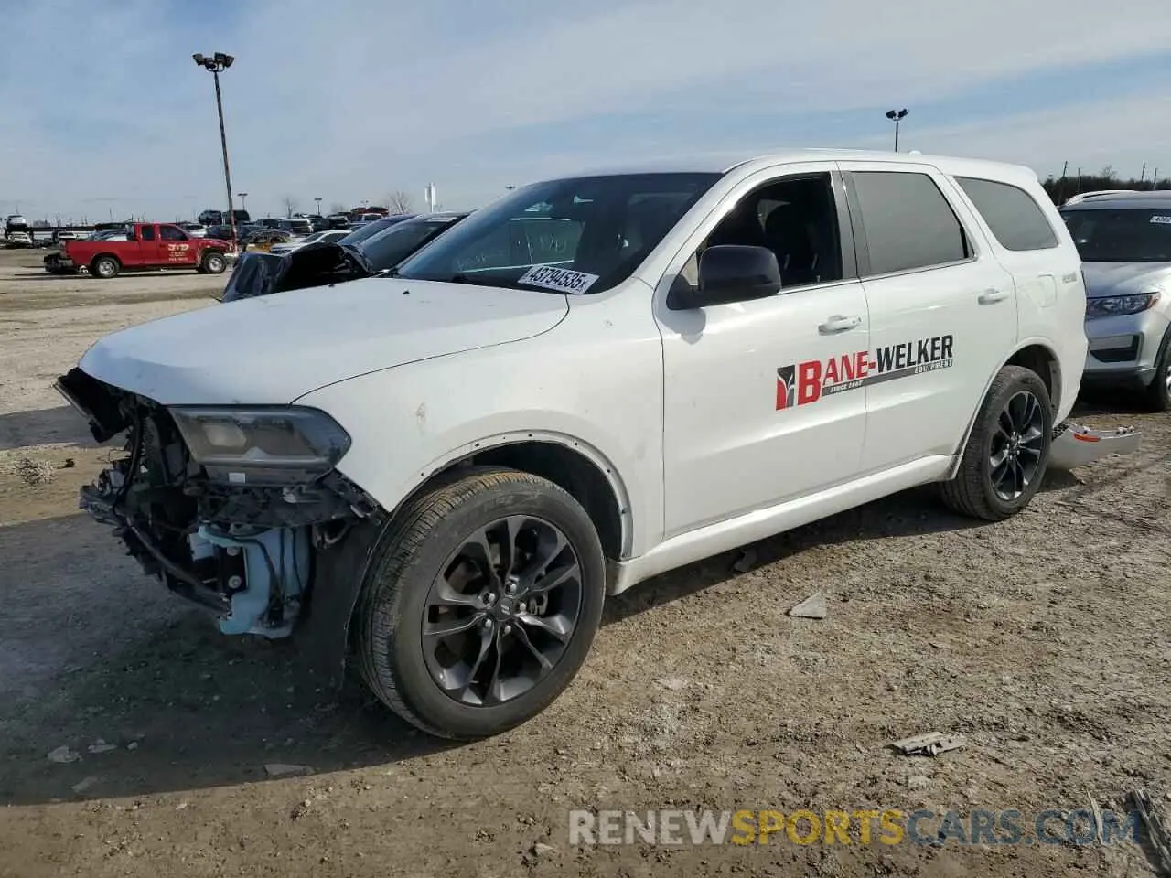 1 Photograph of a damaged car 1C4RDJAGXMC573960 DODGE DURANGO 2021