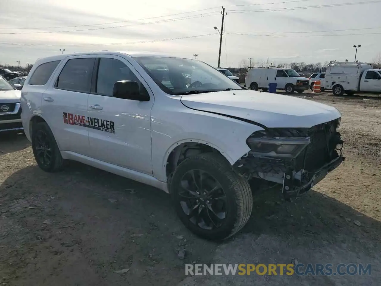 4 Photograph of a damaged car 1C4RDJAGXMC573960 DODGE DURANGO 2021