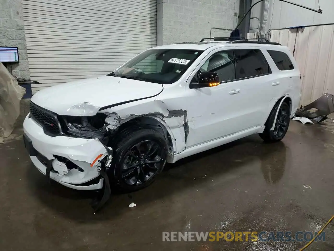 1 Photograph of a damaged car 1C4RDJDG0MC521376 DODGE DURANGO 2021