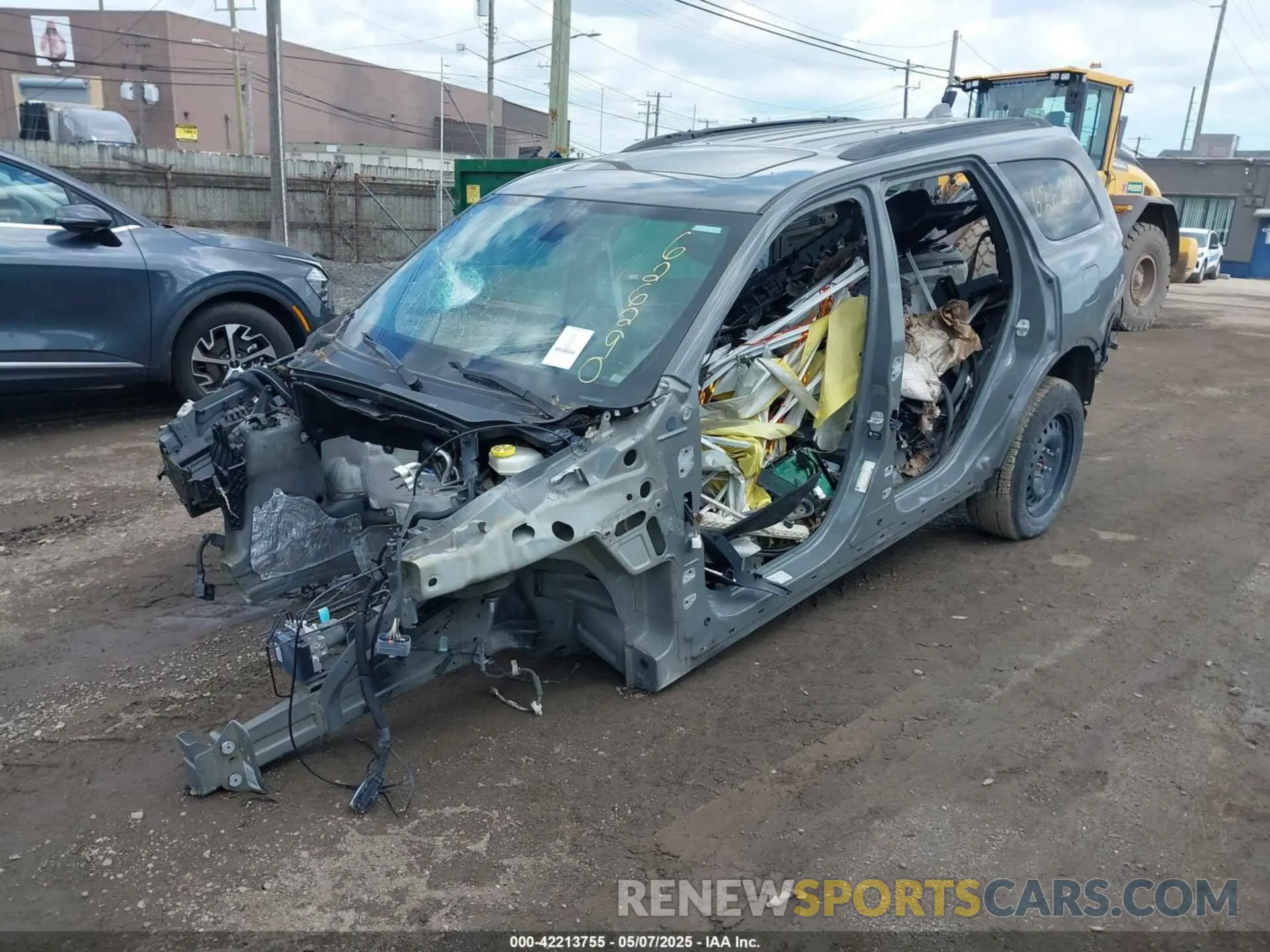 2 Photograph of a damaged car 1C4RDJDG0MC626290 DODGE DURANGO 2021