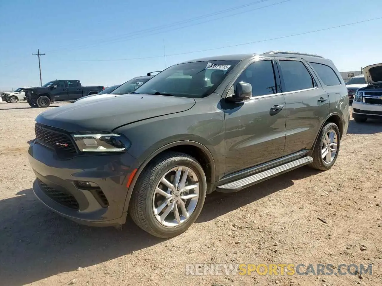 1 Photograph of a damaged car 1C4RDJDG0MC786539 DODGE DURANGO 2021