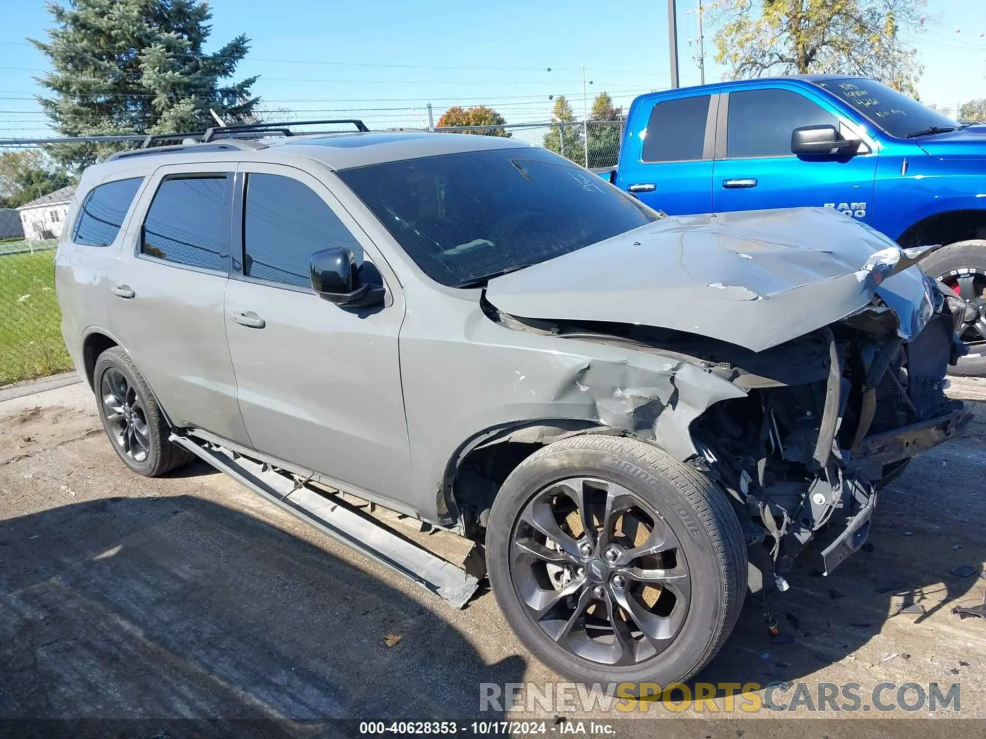 1 Photograph of a damaged car 1C4RDJDG2MC522108 DODGE DURANGO 2021
