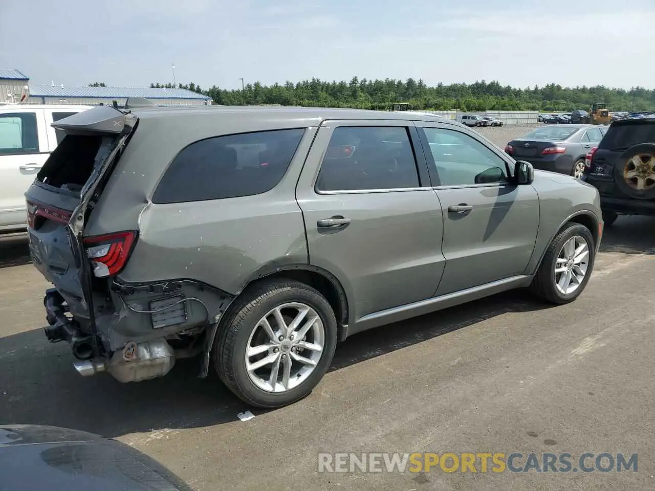 3 Photograph of a damaged car 1C4RDJDG2MC522979 DODGE DURANGO 2021