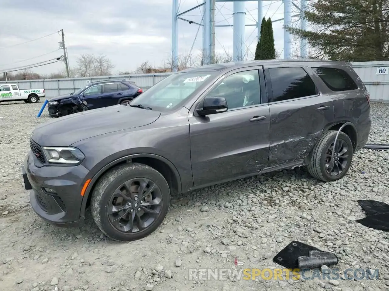 1 Photograph of a damaged car 1C4RDJDG2MC751789 DODGE DURANGO 2021