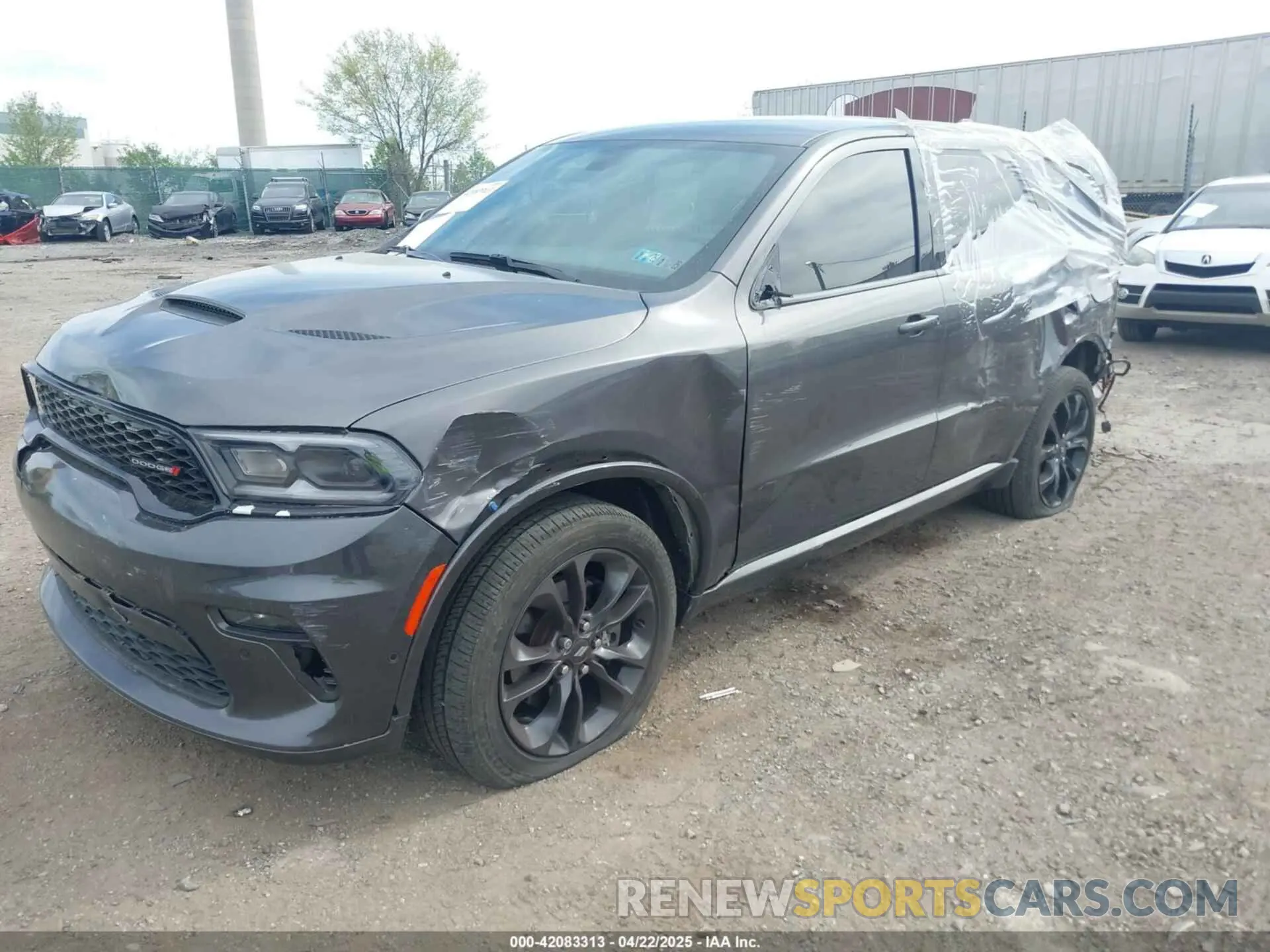 2 Photograph of a damaged car 1C4RDJDG2MC865260 DODGE DURANGO 2021