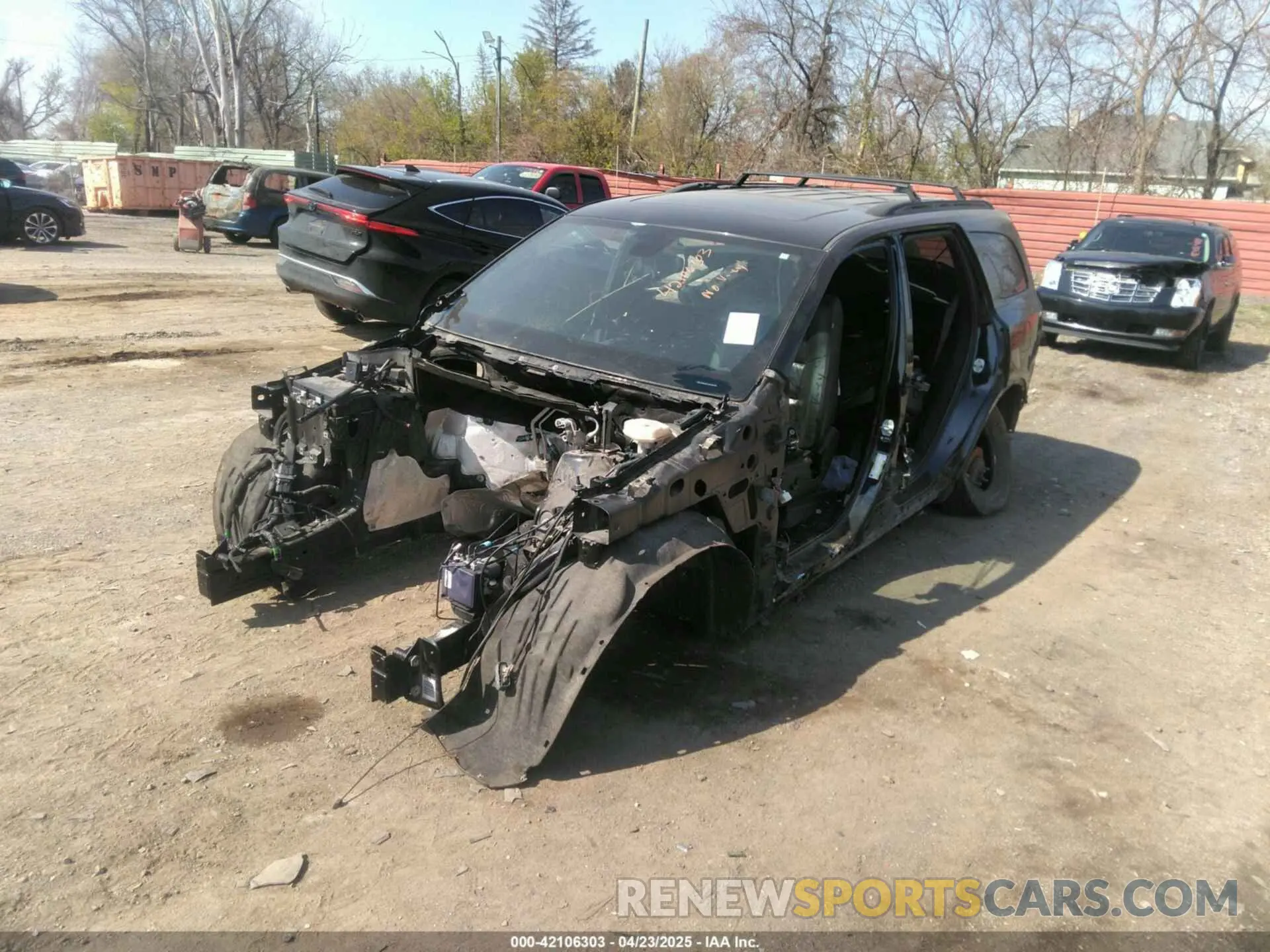 2 Photograph of a damaged car 1C4RDJDG3MC521002 DODGE DURANGO 2021