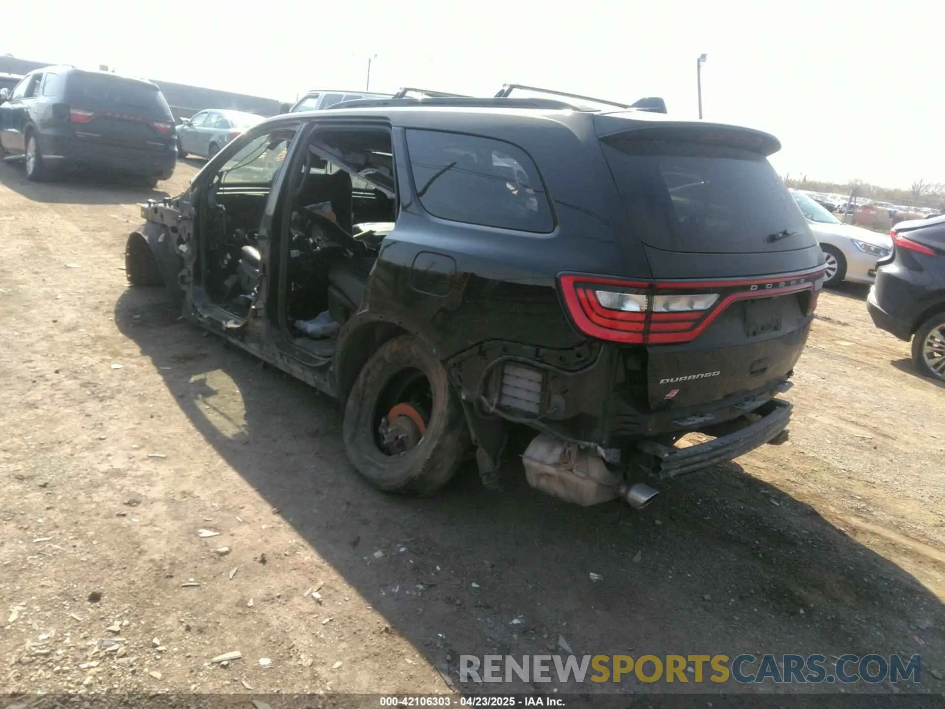 3 Photograph of a damaged car 1C4RDJDG3MC521002 DODGE DURANGO 2021