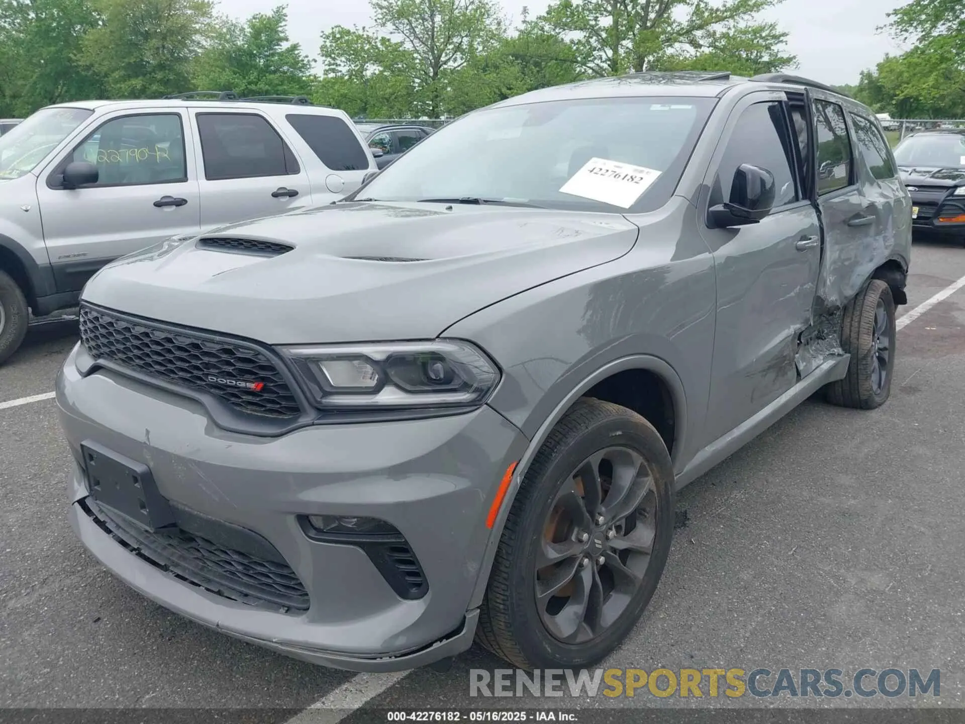 2 Photograph of a damaged car 1C4RDJDG4MC725159 DODGE DURANGO 2021