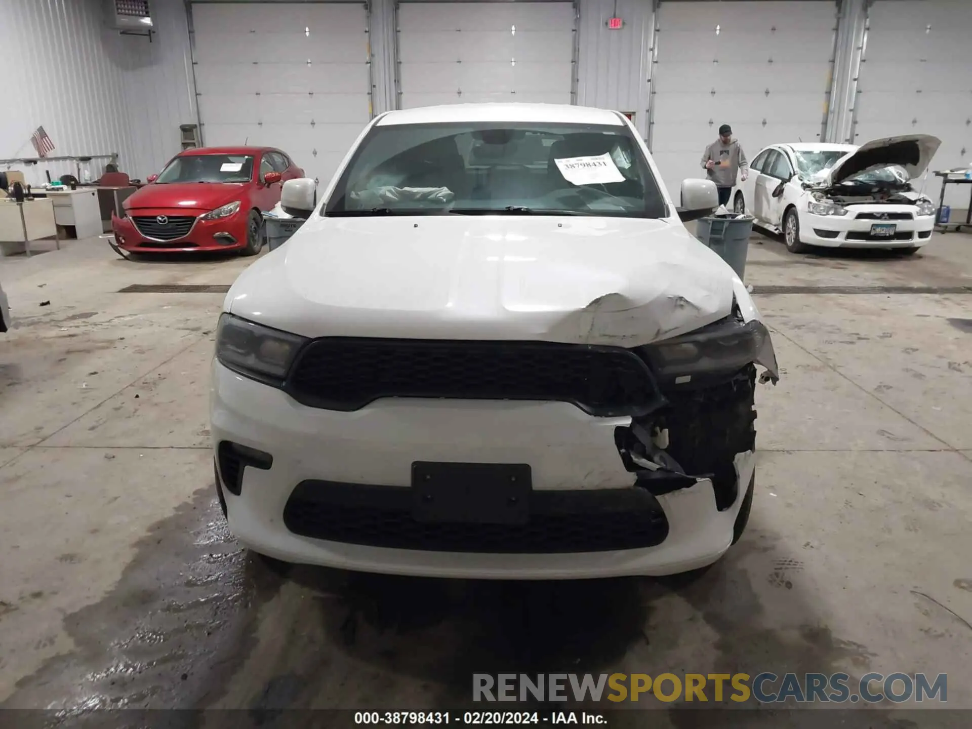 12 Photograph of a damaged car 1C4RDJDG5MC602342 DODGE DURANGO 2021