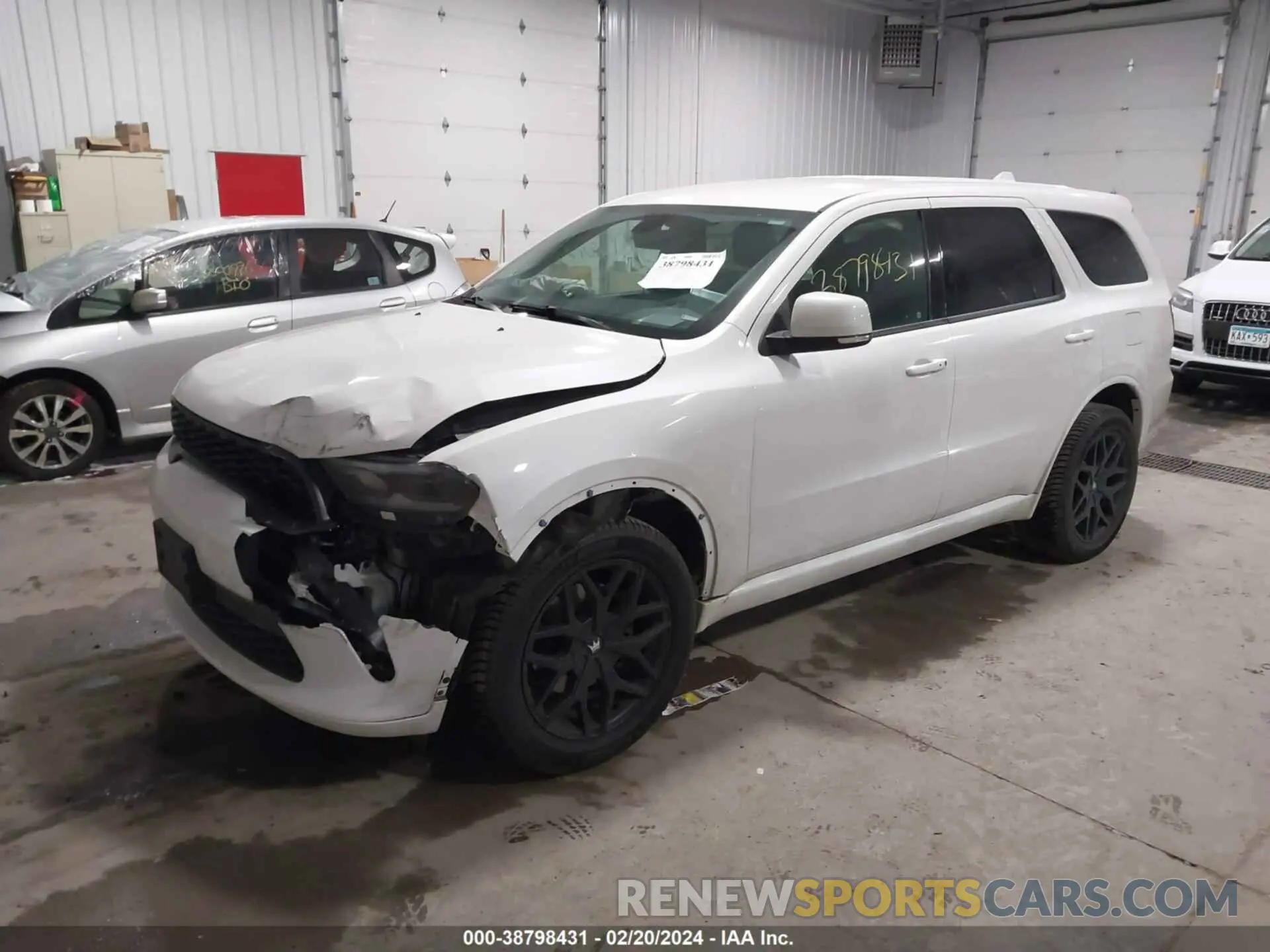 2 Photograph of a damaged car 1C4RDJDG5MC602342 DODGE DURANGO 2021