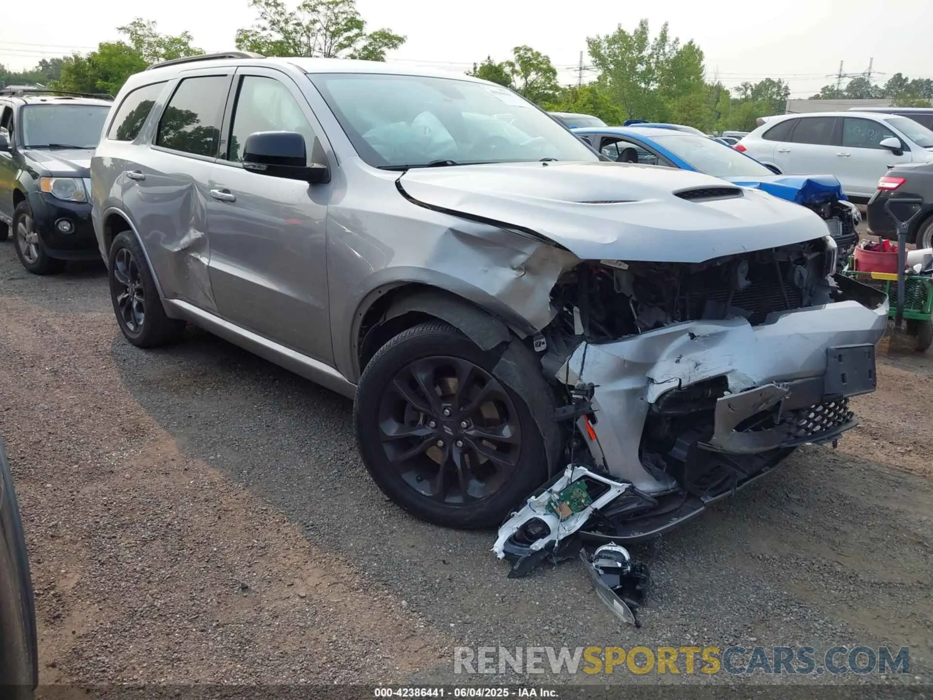 1 Photograph of a damaged car 1C4RDJDG5MC751382 DODGE DURANGO 2021