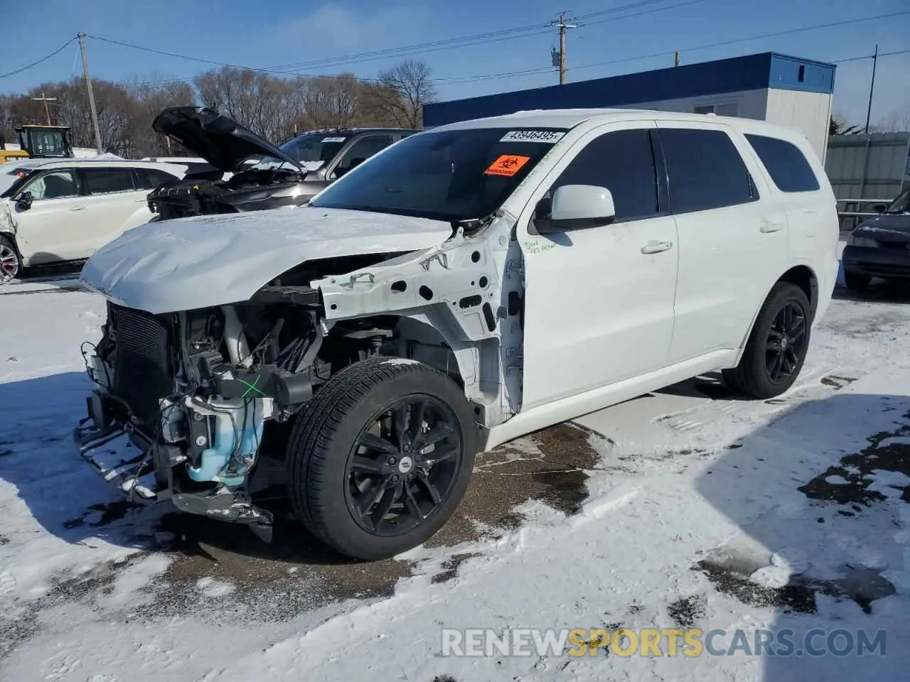 1 Photograph of a damaged car 1C4RDJDG5MC804906 DODGE DURANGO 2021