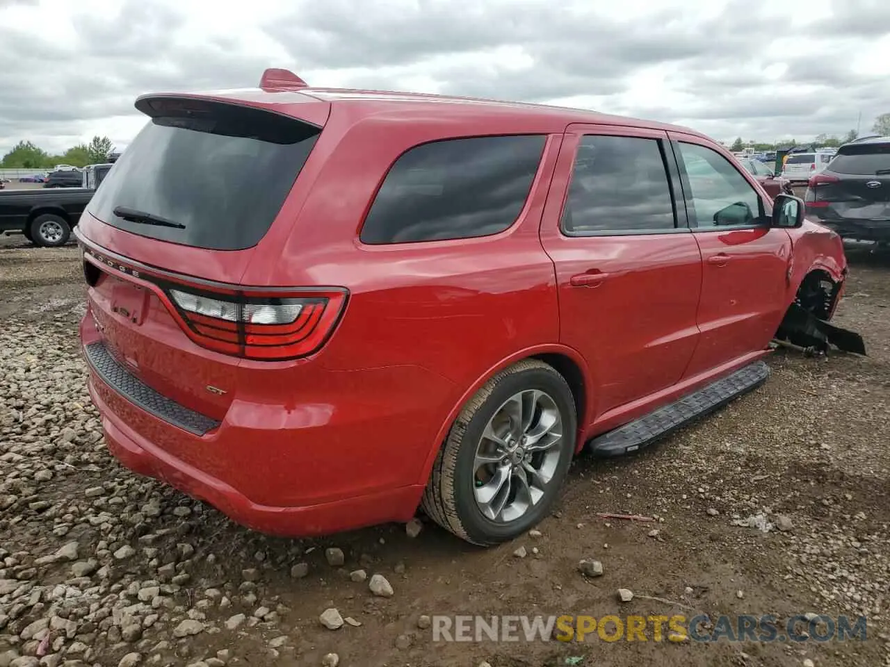 3 Photograph of a damaged car 1C4RDJDG6MC549022 DODGE DURANGO 2021
