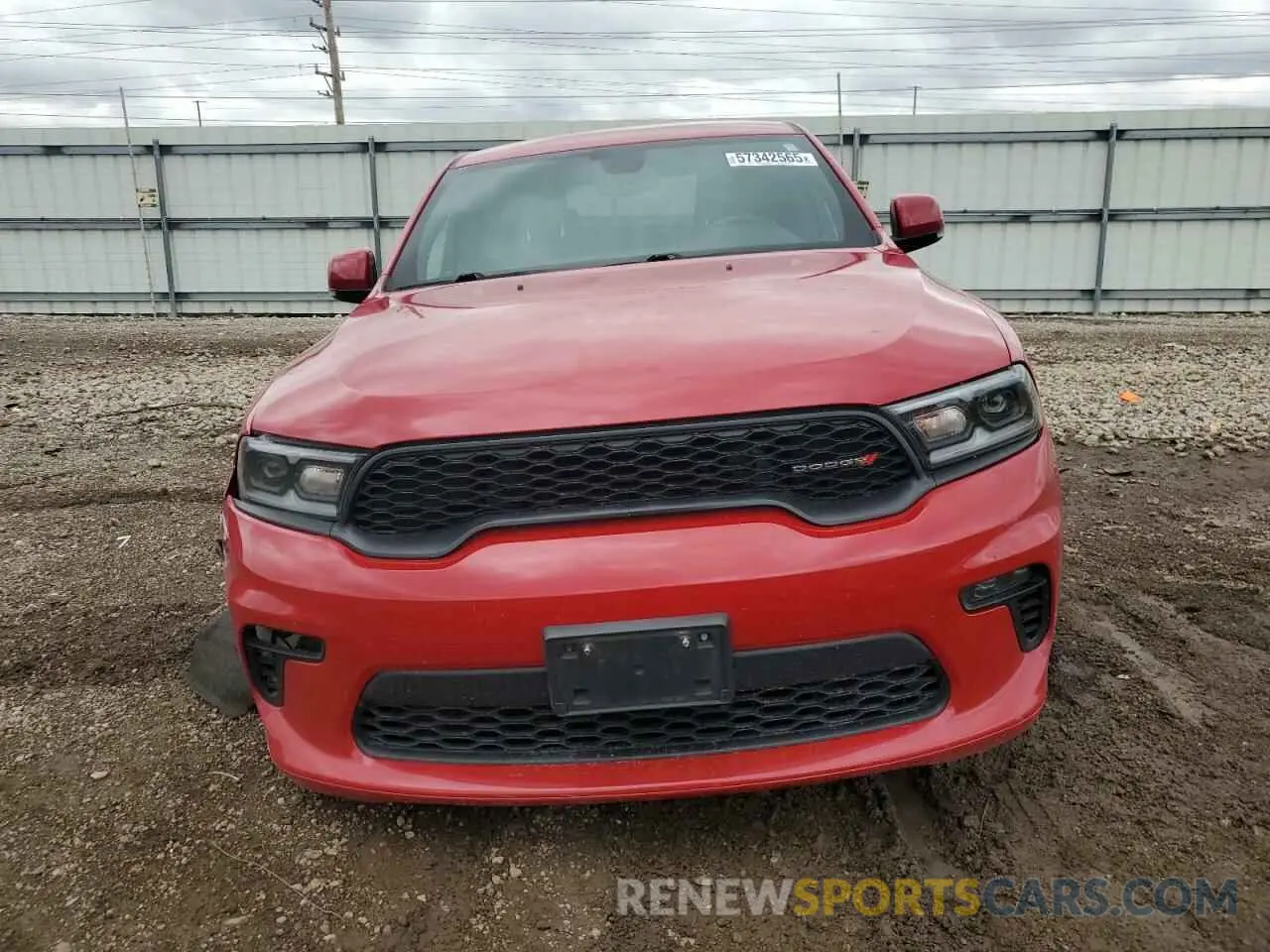 5 Photograph of a damaged car 1C4RDJDG6MC549022 DODGE DURANGO 2021