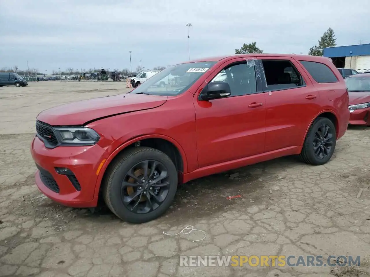 1 Photograph of a damaged car 1C4RDJDG6MC764755 DODGE DURANGO 2021