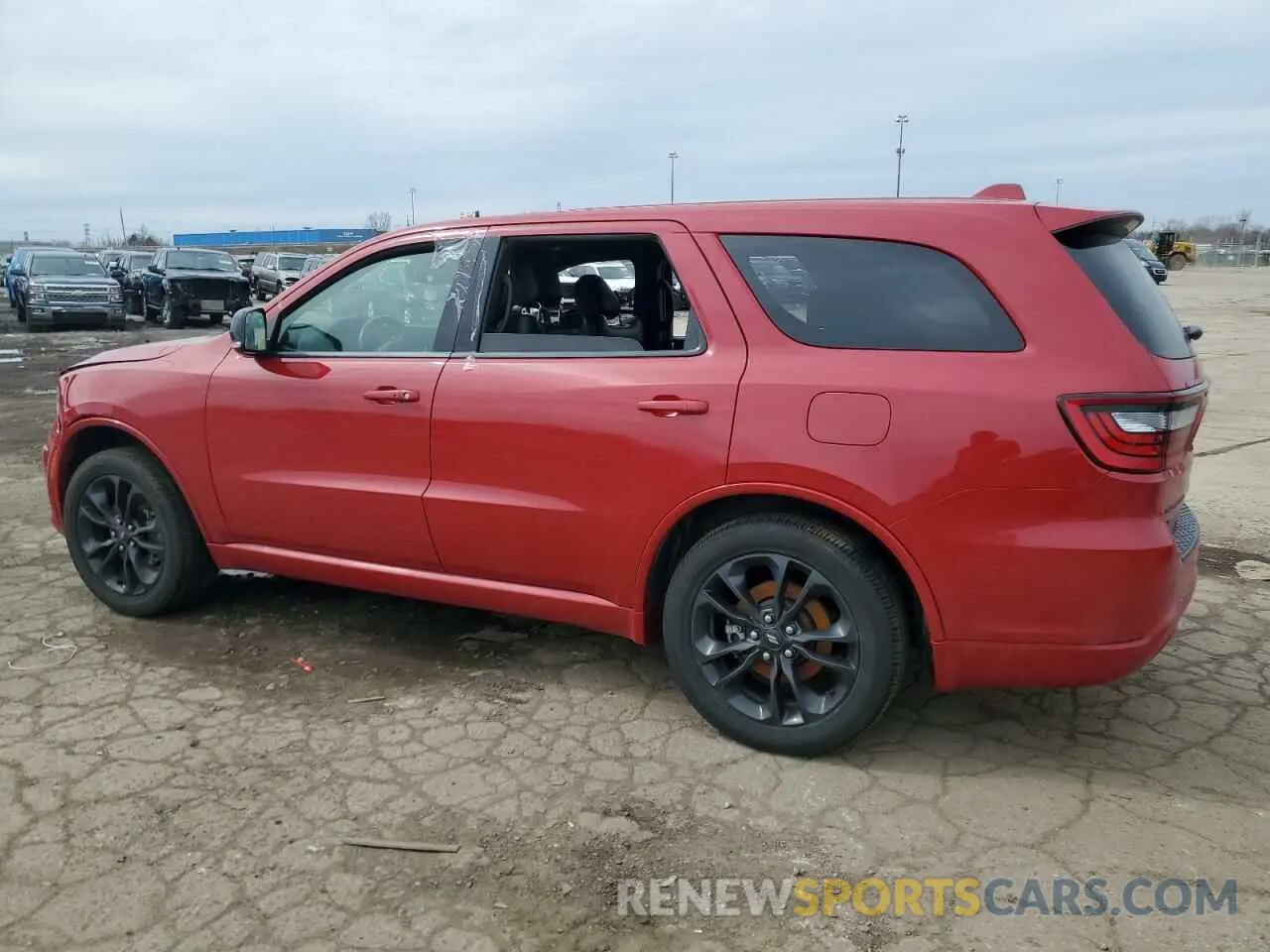 2 Photograph of a damaged car 1C4RDJDG6MC764755 DODGE DURANGO 2021
