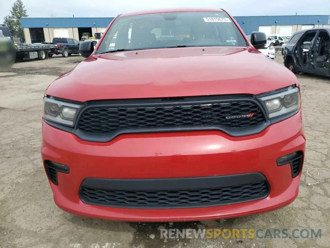 5 Photograph of a damaged car 1C4RDJDG6MC764755 DODGE DURANGO 2021