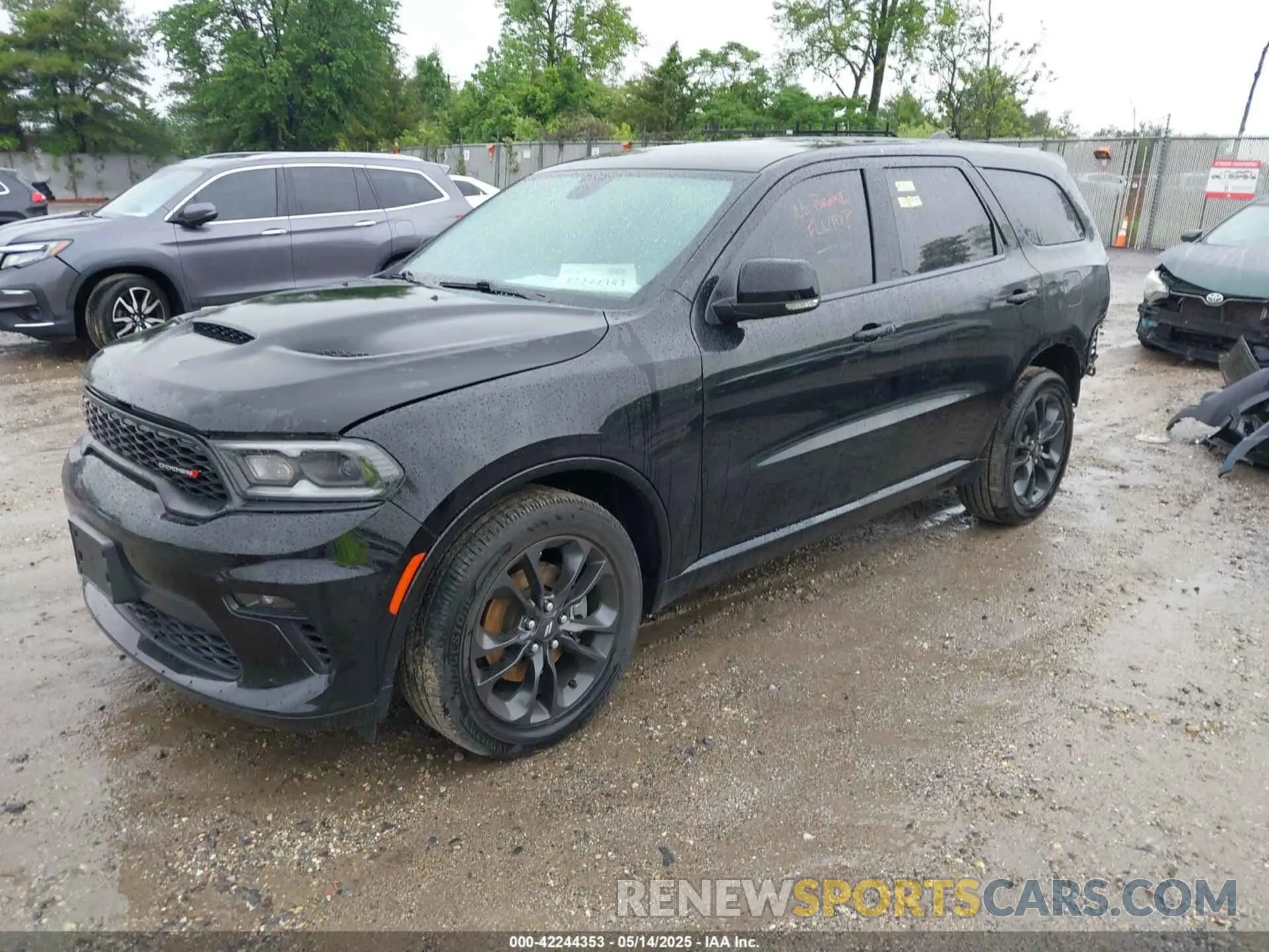 2 Photograph of a damaged car 1C4RDJDG6MC766330 DODGE DURANGO 2021