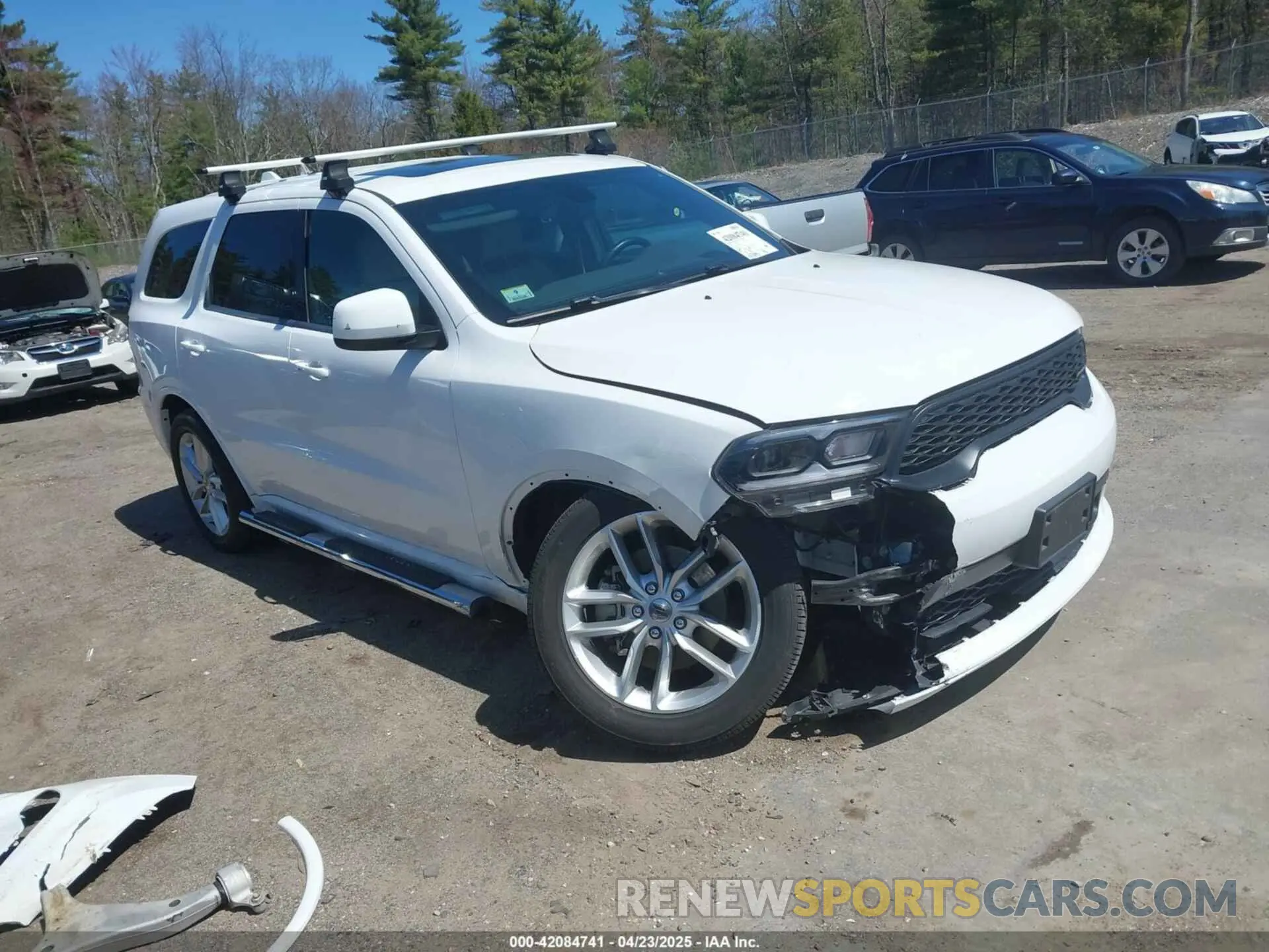 1 Photograph of a damaged car 1C4RDJDG7MC523576 DODGE DURANGO 2021