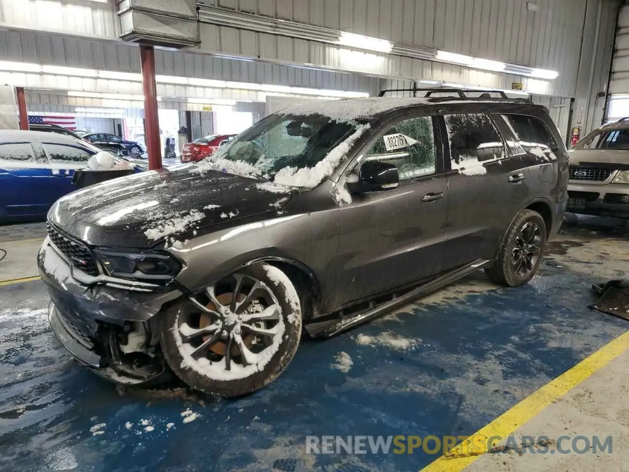 1 Photograph of a damaged car 1C4RDJDG7MC837647 DODGE DURANGO 2021