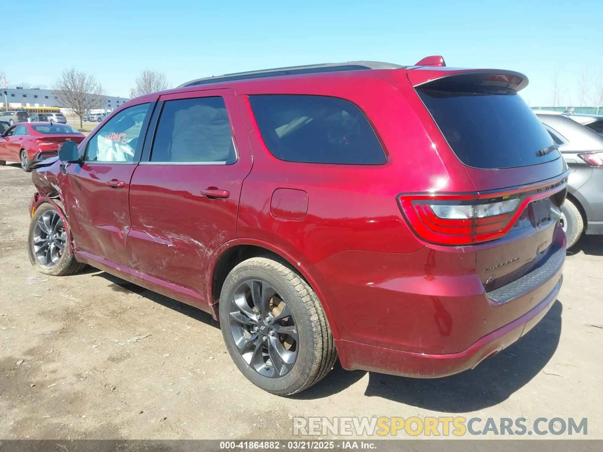 3 Photograph of a damaged car 1C4RDJDG8MC558966 DODGE DURANGO 2021
