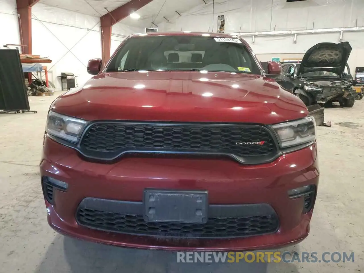 5 Photograph of a damaged car 1C4RDJDG8MC695745 DODGE DURANGO 2021