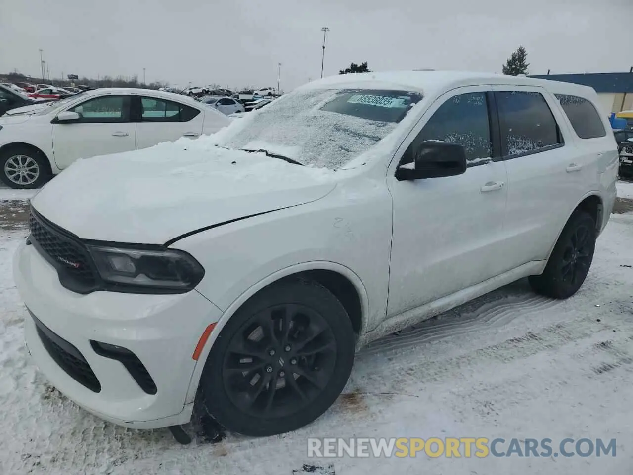 1 Photograph of a damaged car 1C4RDJDG8MC697060 DODGE DURANGO 2021