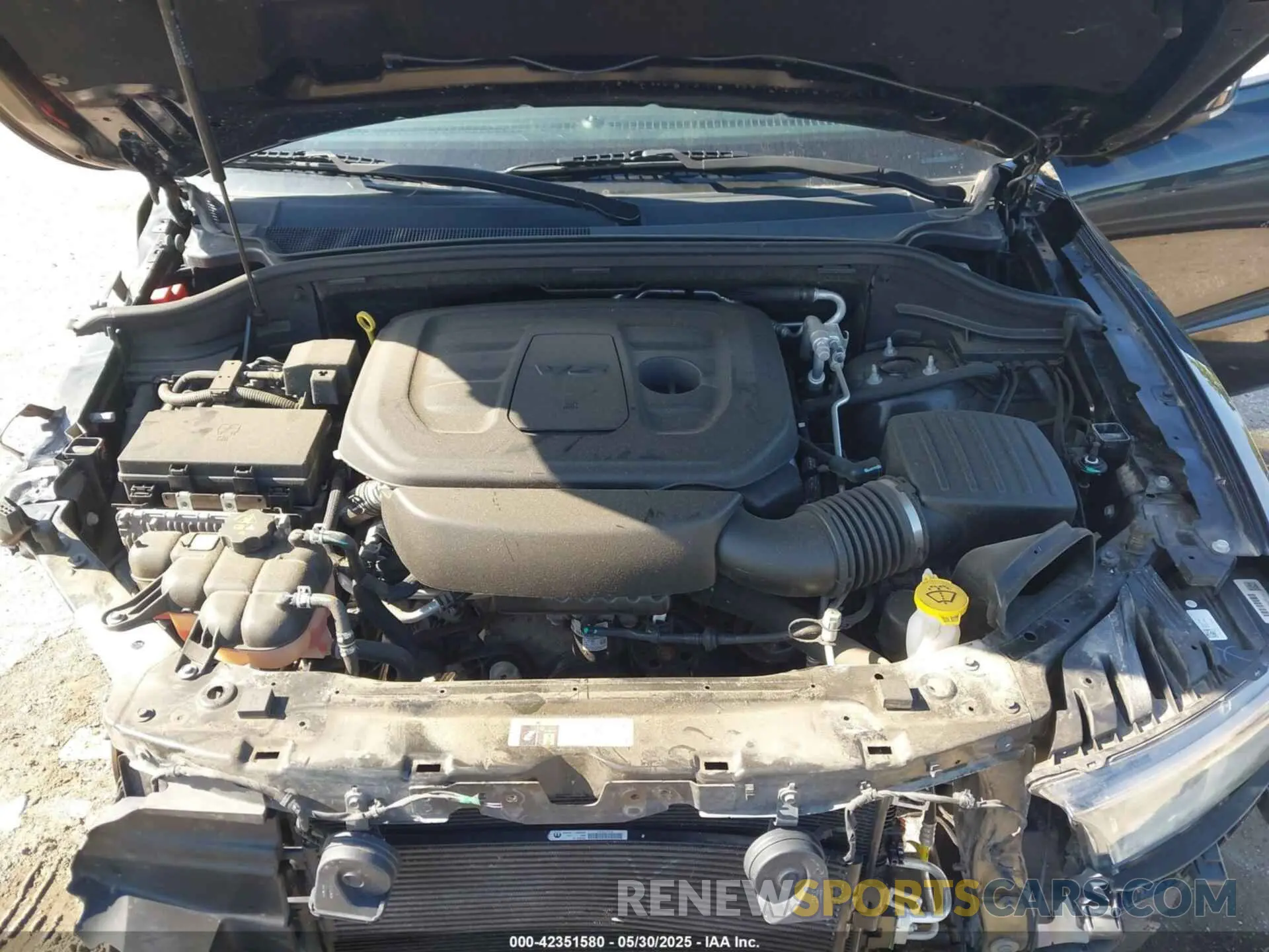 10 Photograph of a damaged car 1C4RDJDG9MC555378 DODGE DURANGO 2021