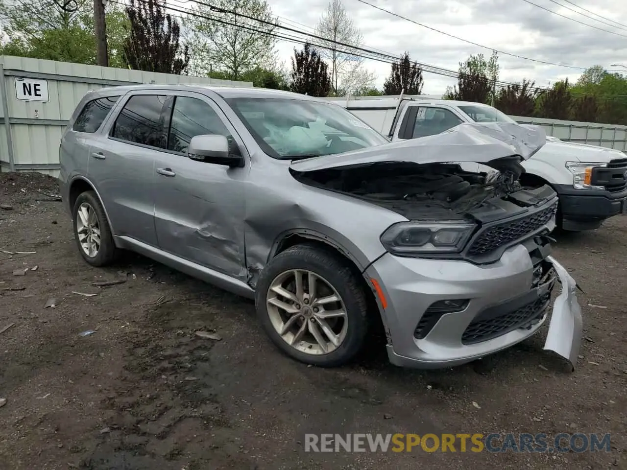 4 Photograph of a damaged car 1C4RDJDG9MC661815 DODGE DURANGO 2021