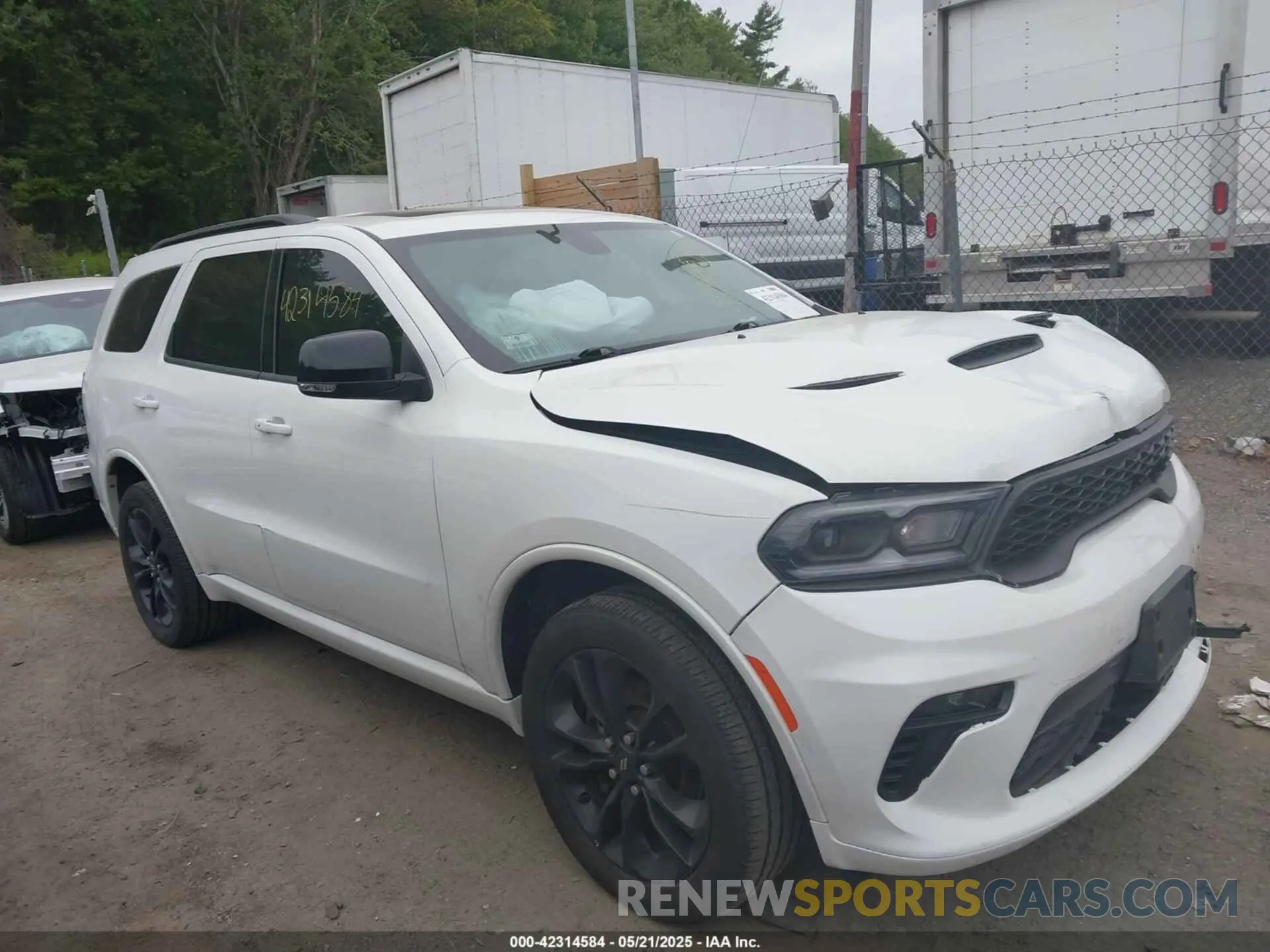 1 Photograph of a damaged car 1C4RDJDG9MC757654 DODGE DURANGO 2021
